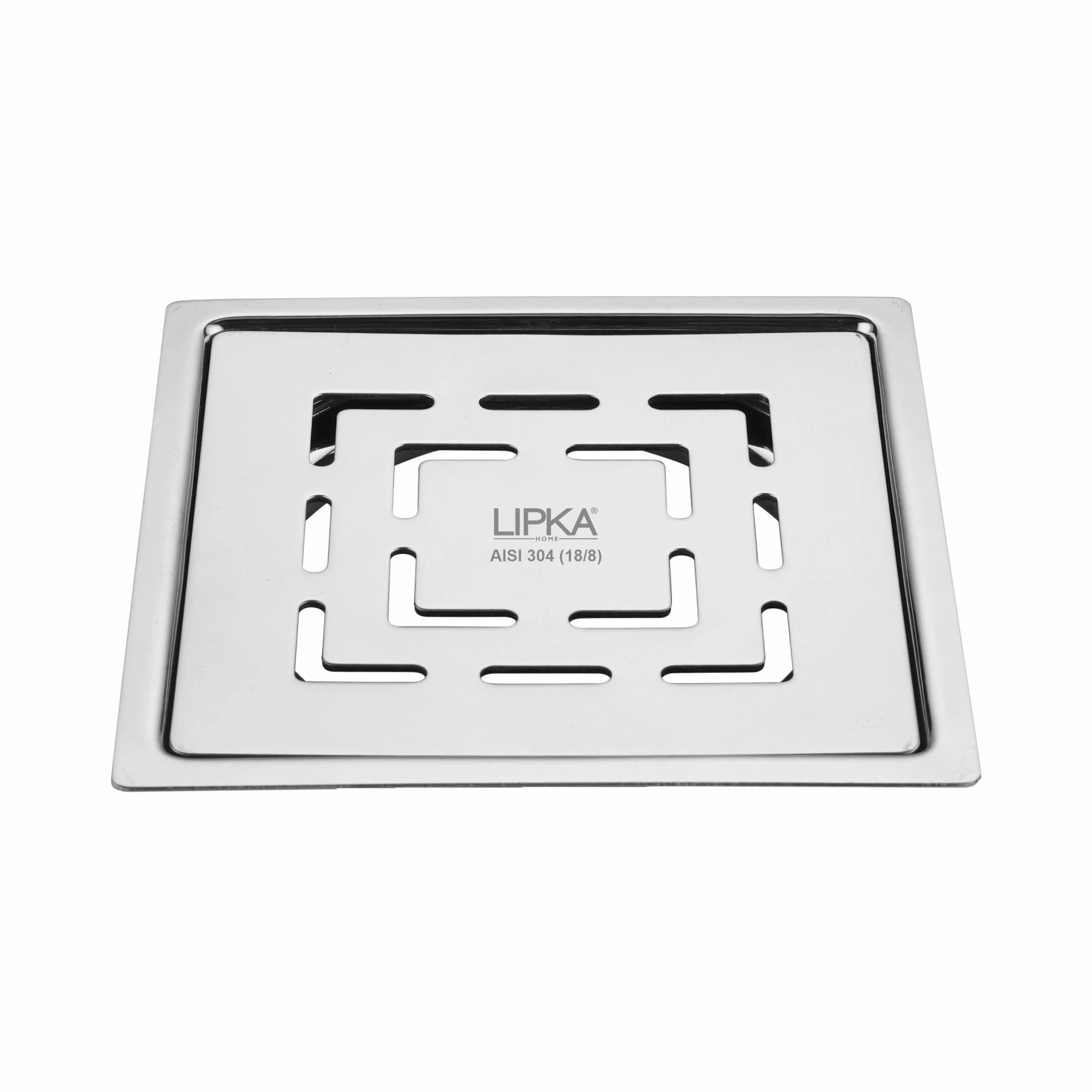Orange Exclusive Square Flat Cut Floor Drain (6 x 6 Inches) - LIPKA