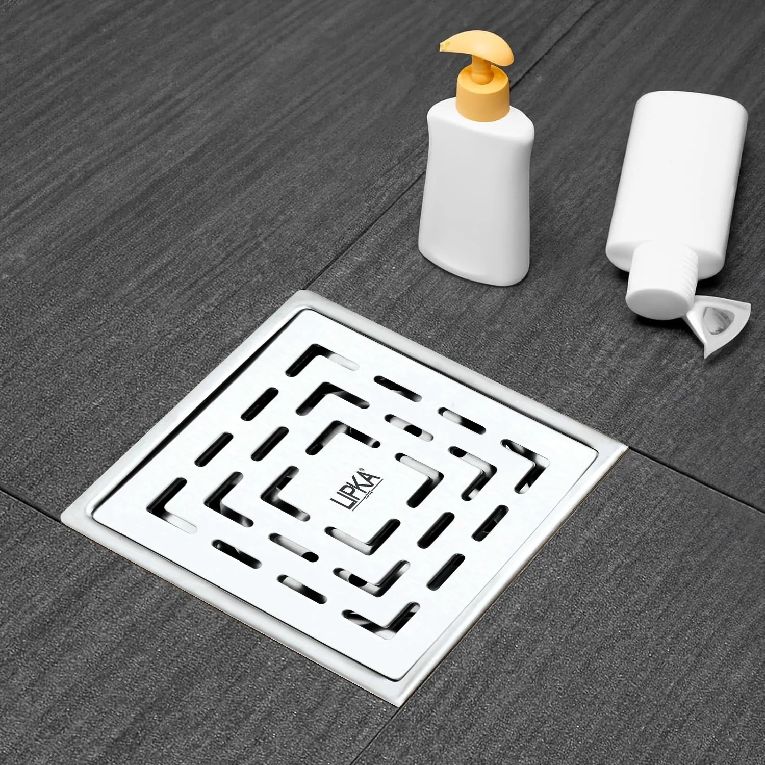 Orange Exclusive Square Floor Drain (5 x 5 Inches) - LIPKA - Image 2