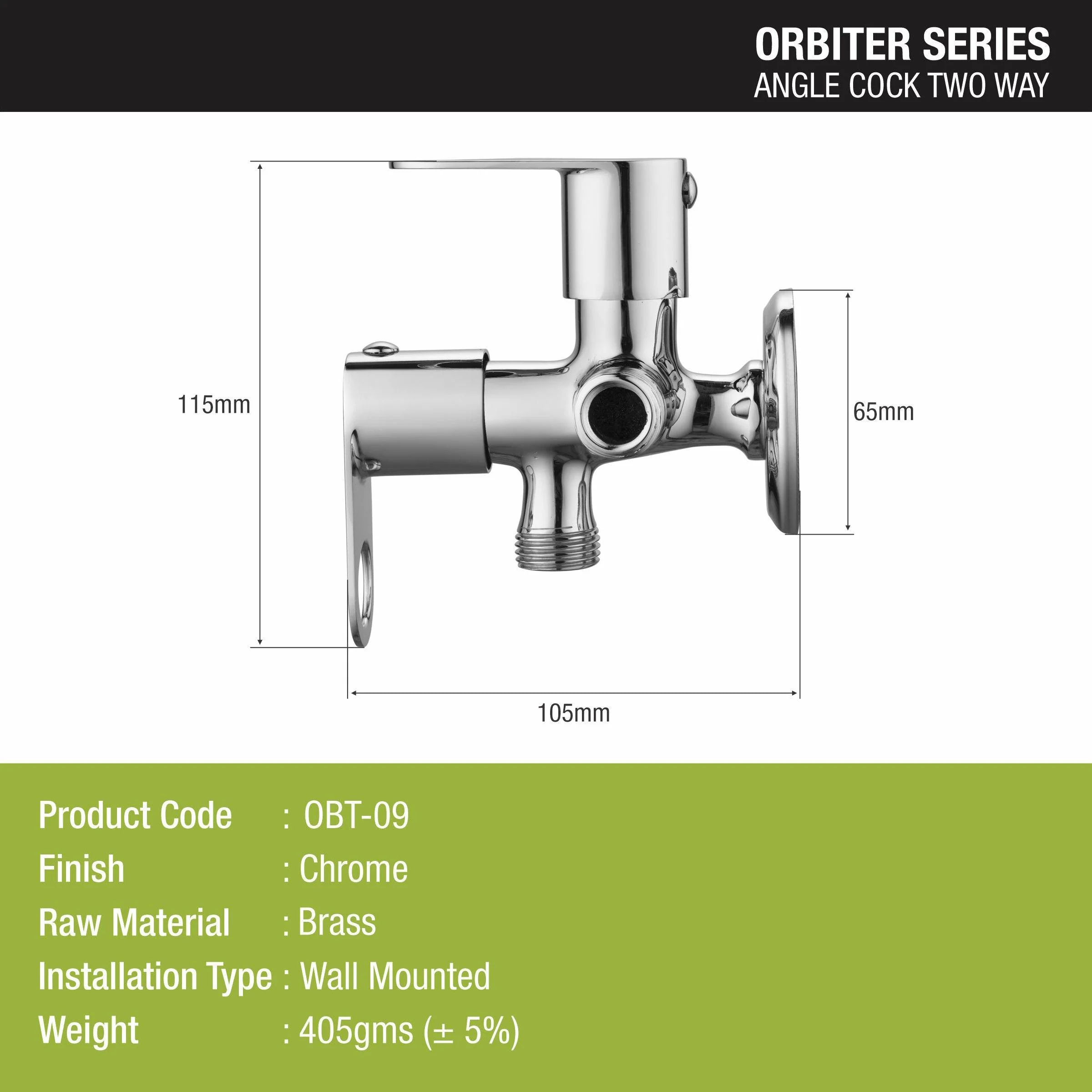 Orbiter  Two Way  Angle Valve Faucet - LIPKA - Image 2