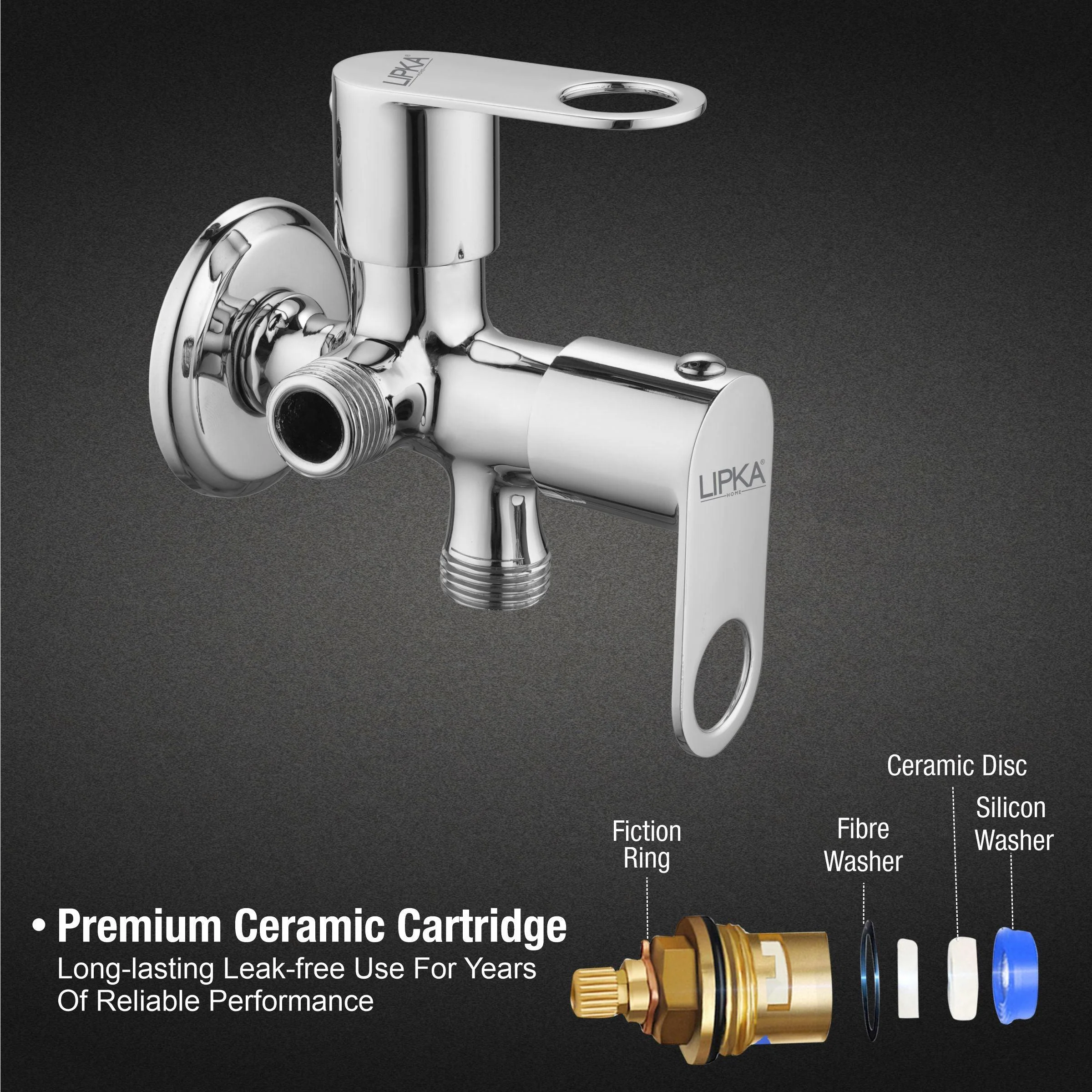 Orbiter  Two Way  Angle Valve Faucet - LIPKA - Image 3