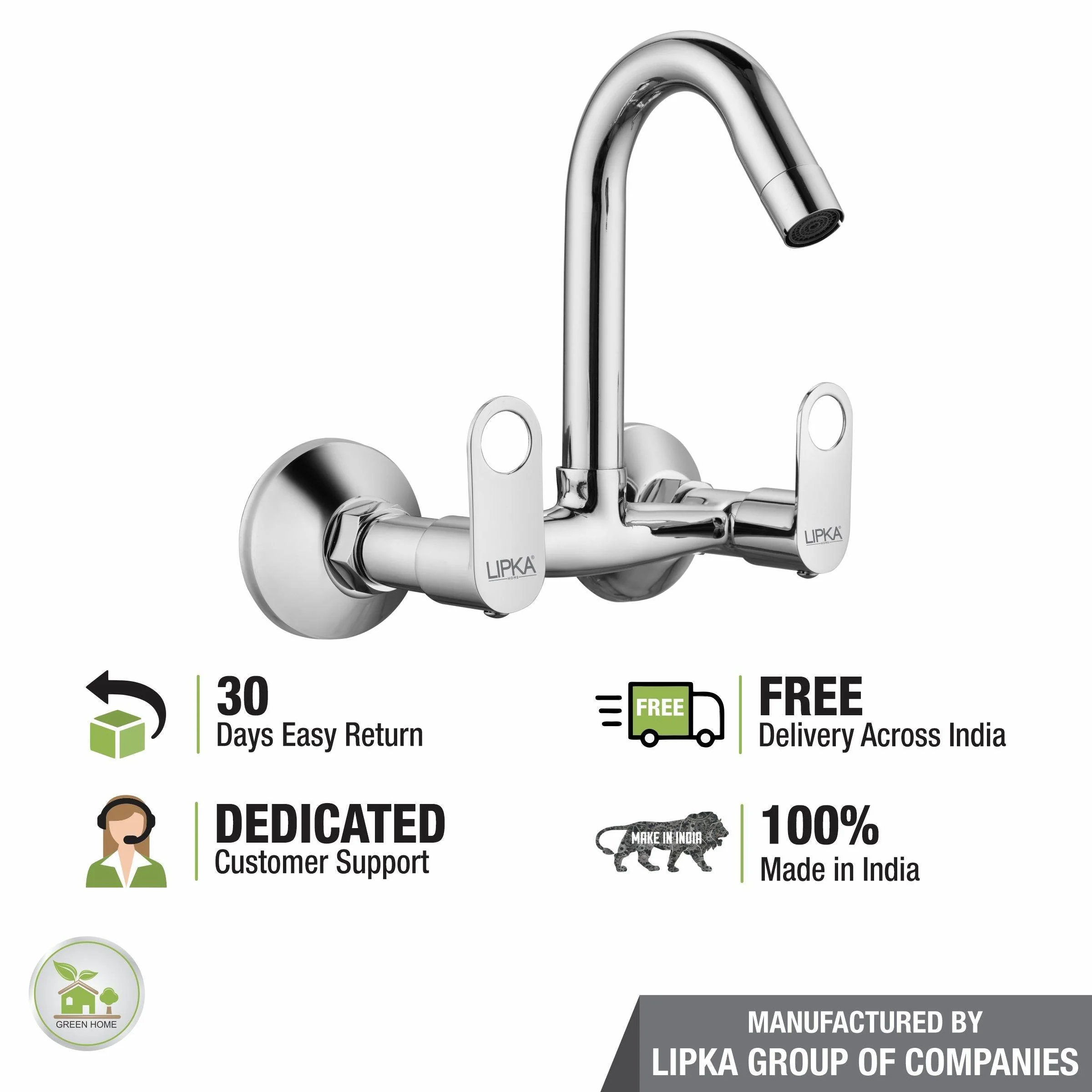 Orbiter Sink Mixer Brass Faucet with Swivel Spout Faucet - LIPKA - Image 6