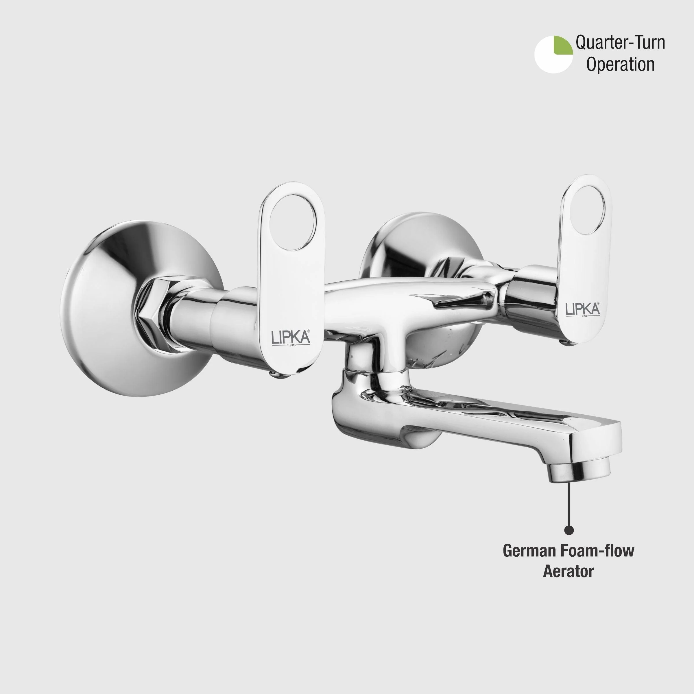 Orbiter  Wall Mixer Brass Faucet - LIPKA - Image 5