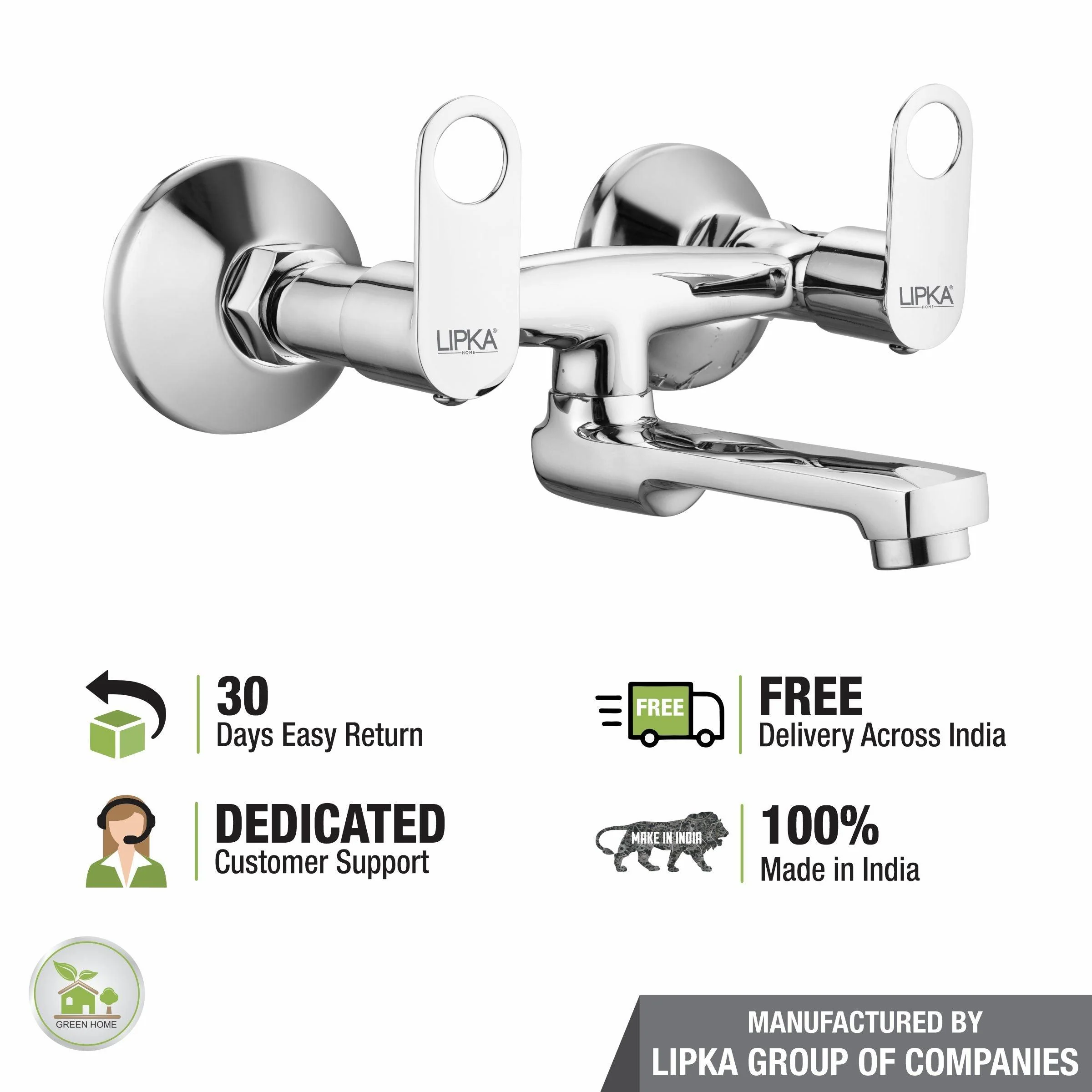 Orbiter  Wall Mixer Brass Faucet - LIPKA - Image 6