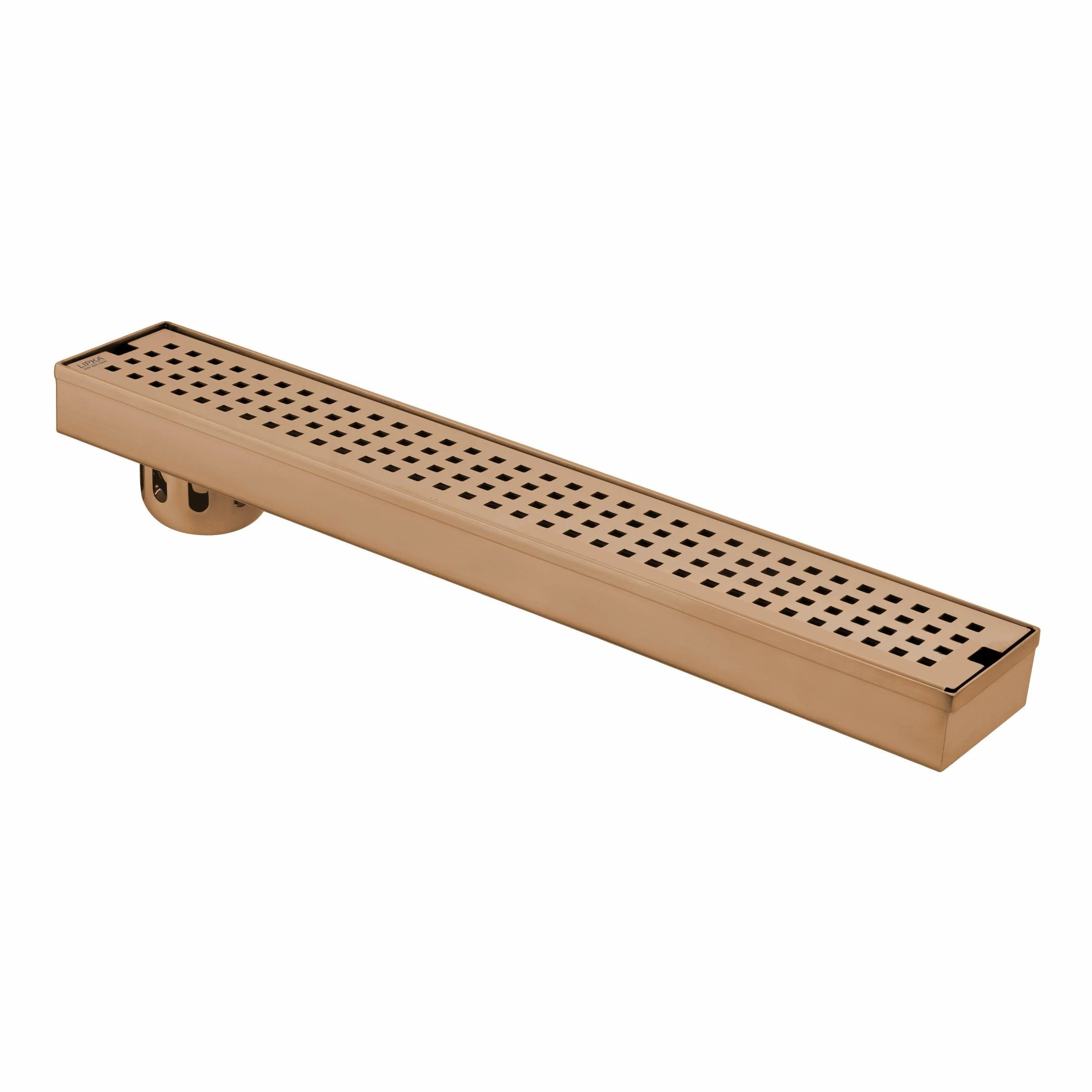 Palo Shower Drain Channel - Antique Copper (36 x 3 Inches) - LIPKA