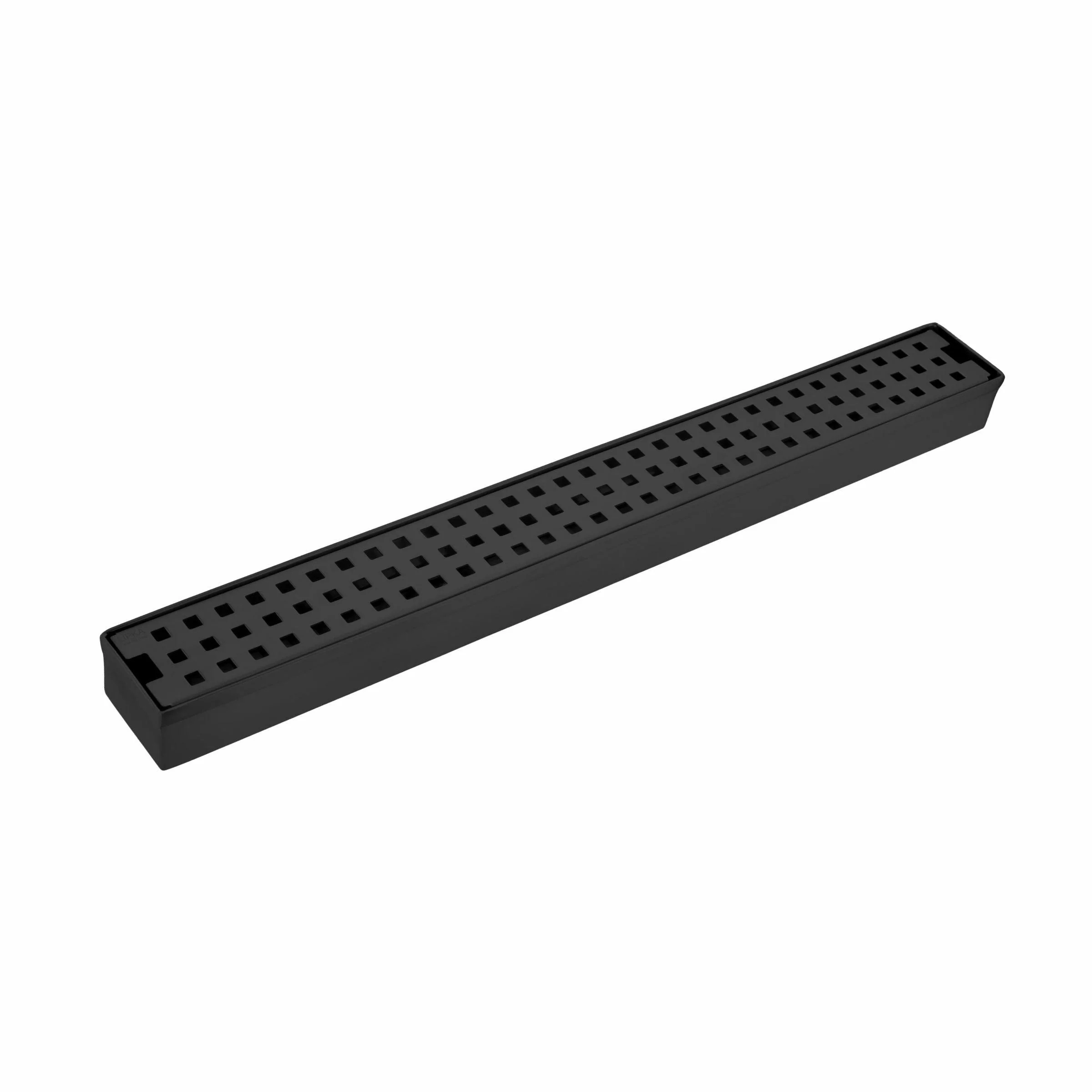 Palo Shower Drain Channel - Black (18 x 2 Inches) - LIPKA