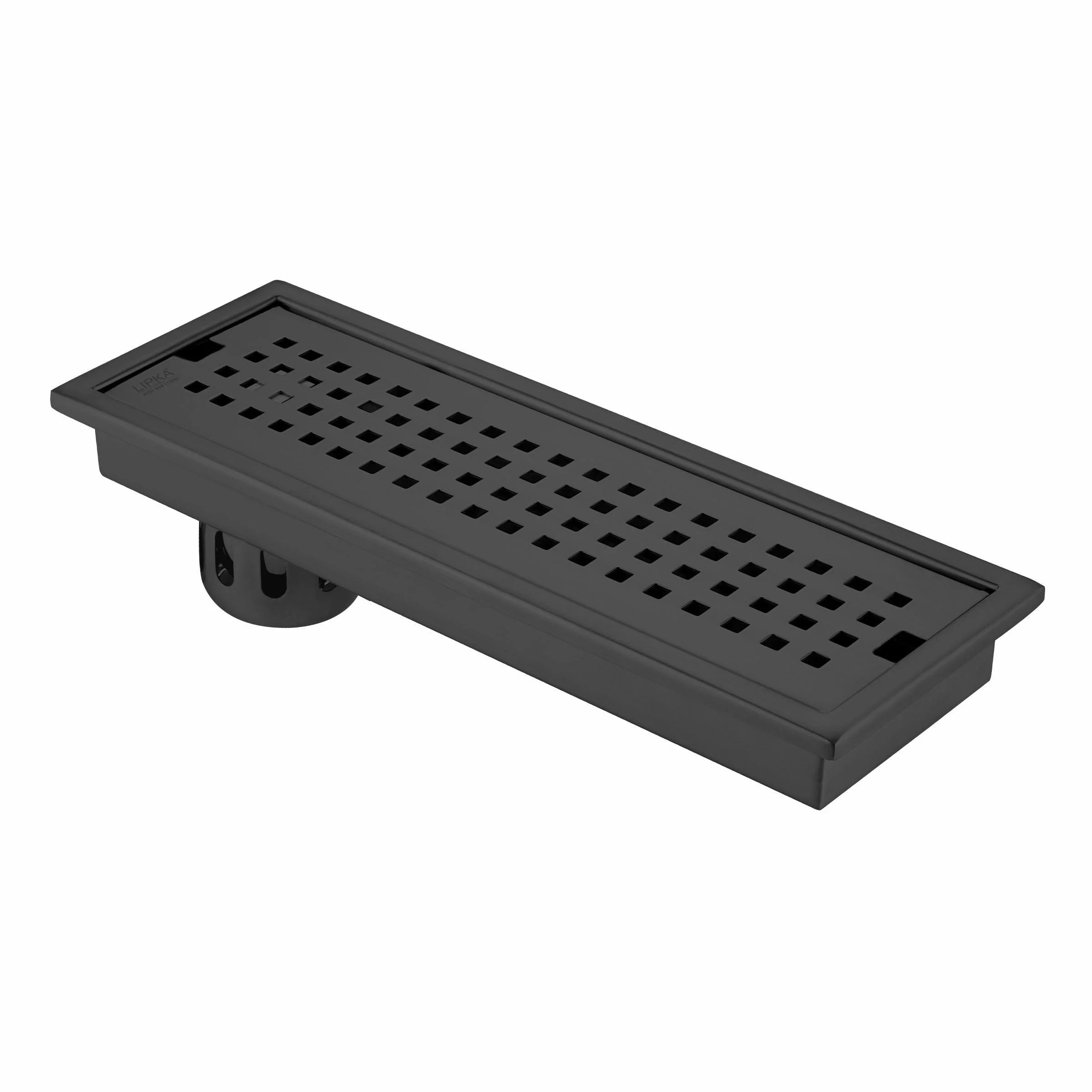 Palo Shower Drain Channel - Black (18 x 5 Inches) - LIPKA