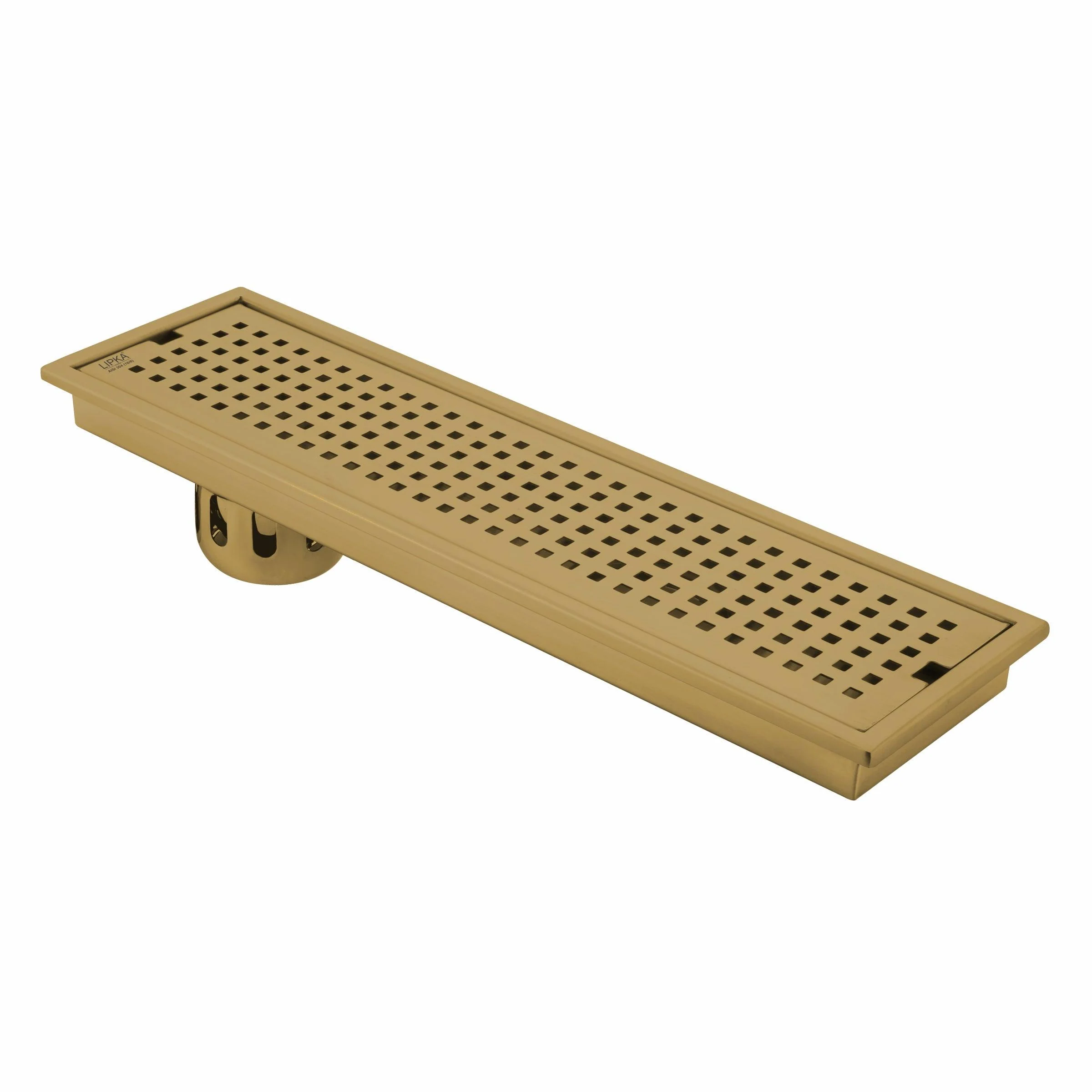 Palo Shower Drain Channel - Yellow Gold (40 x 4 Inches) - LIPKA