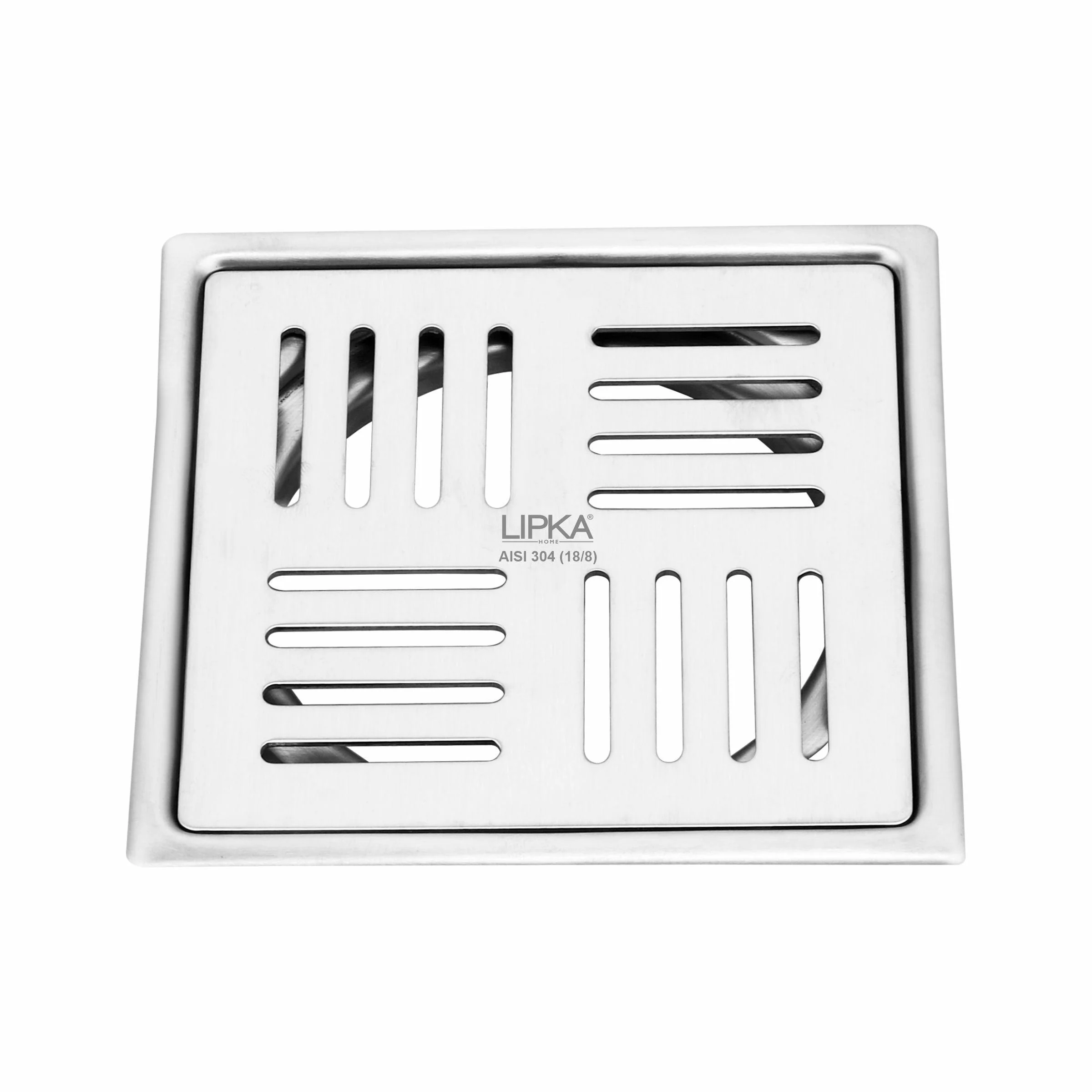 Pink Exclusive Square Flat Cut Floor Drain (6 x 6 Inches) - LIPKA