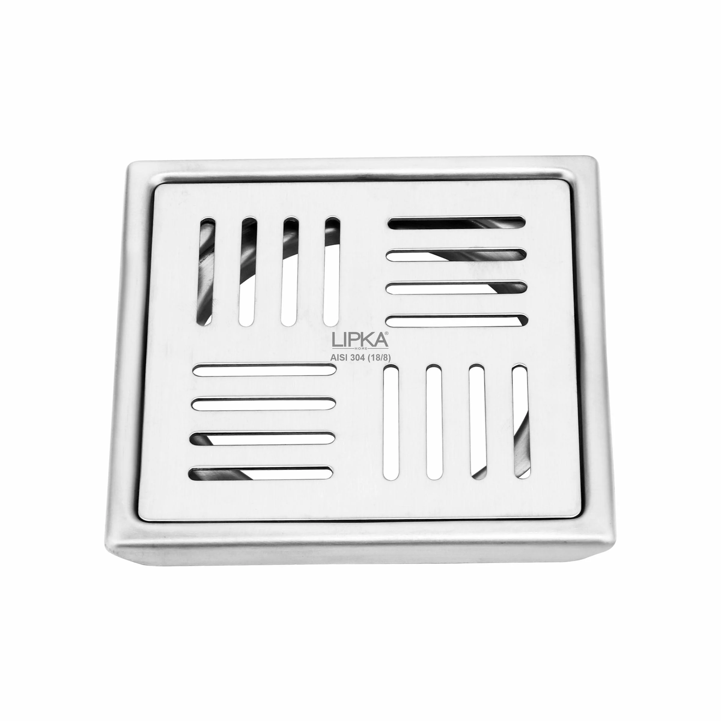 Pink Exclusive Square Floor Drain (5 x 5 Inches) - LIPKA