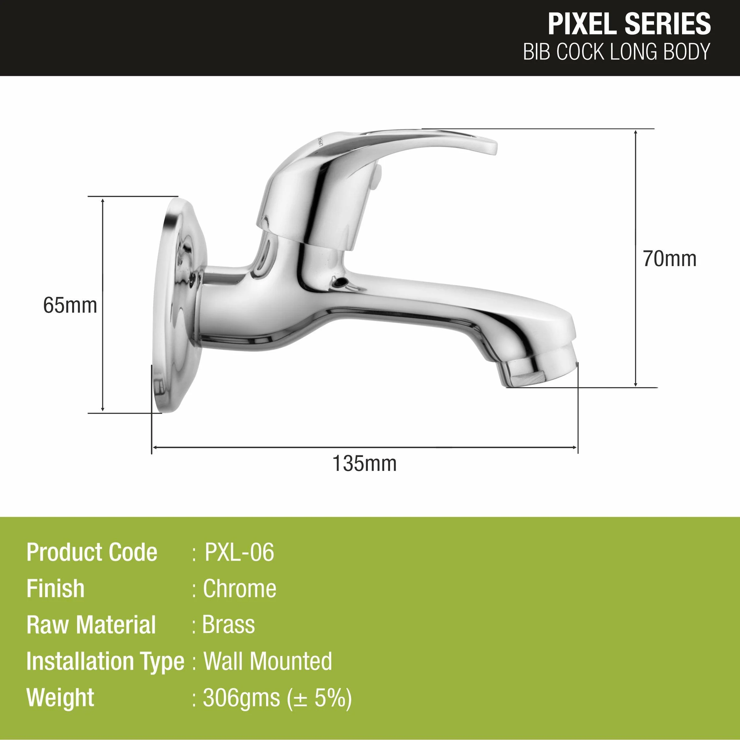 Pixel Long Body Bib Tap Faucet - LIPKA - Image 2