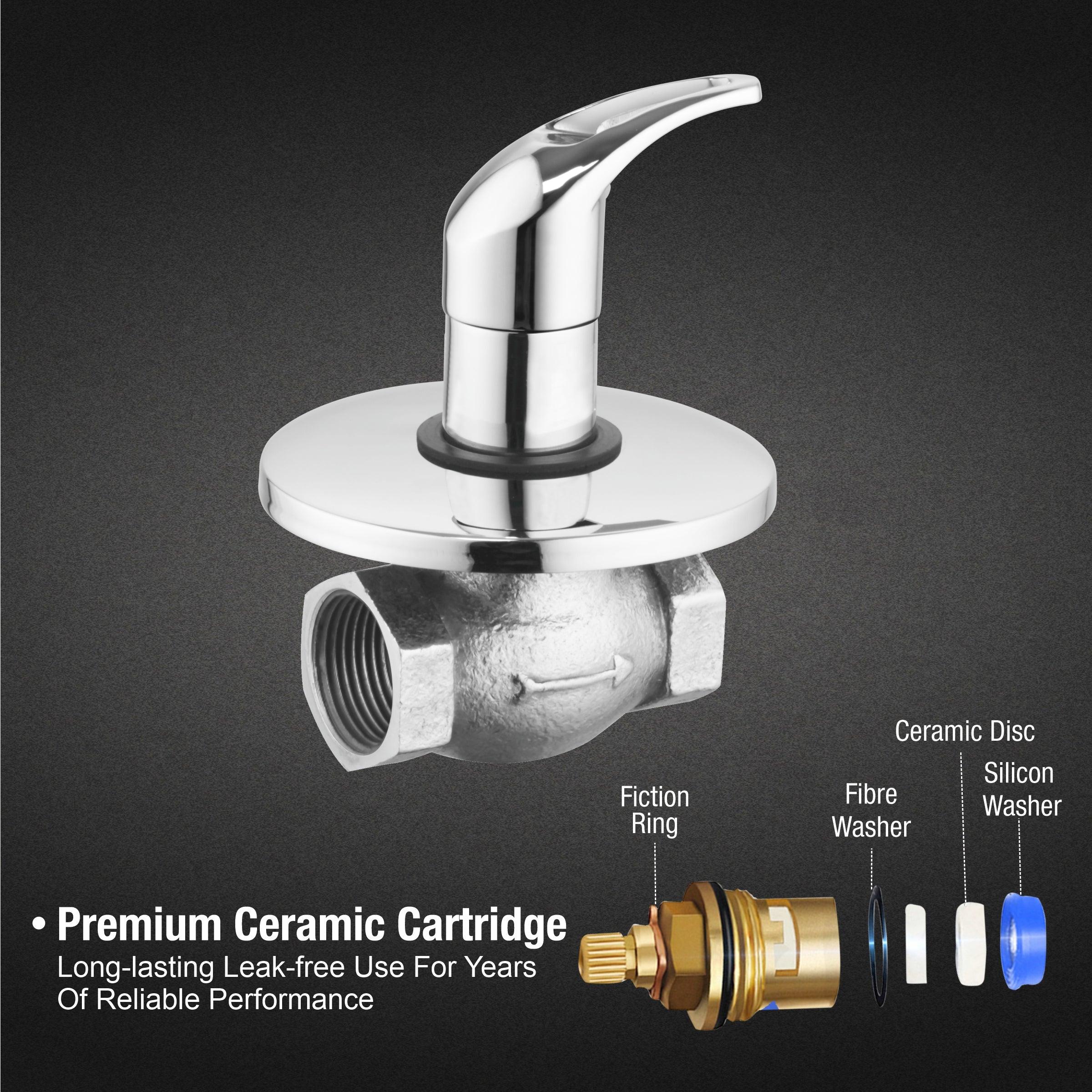 Pixel Flush Cock 25mm Brass Faucet - LIPKA - Image 3