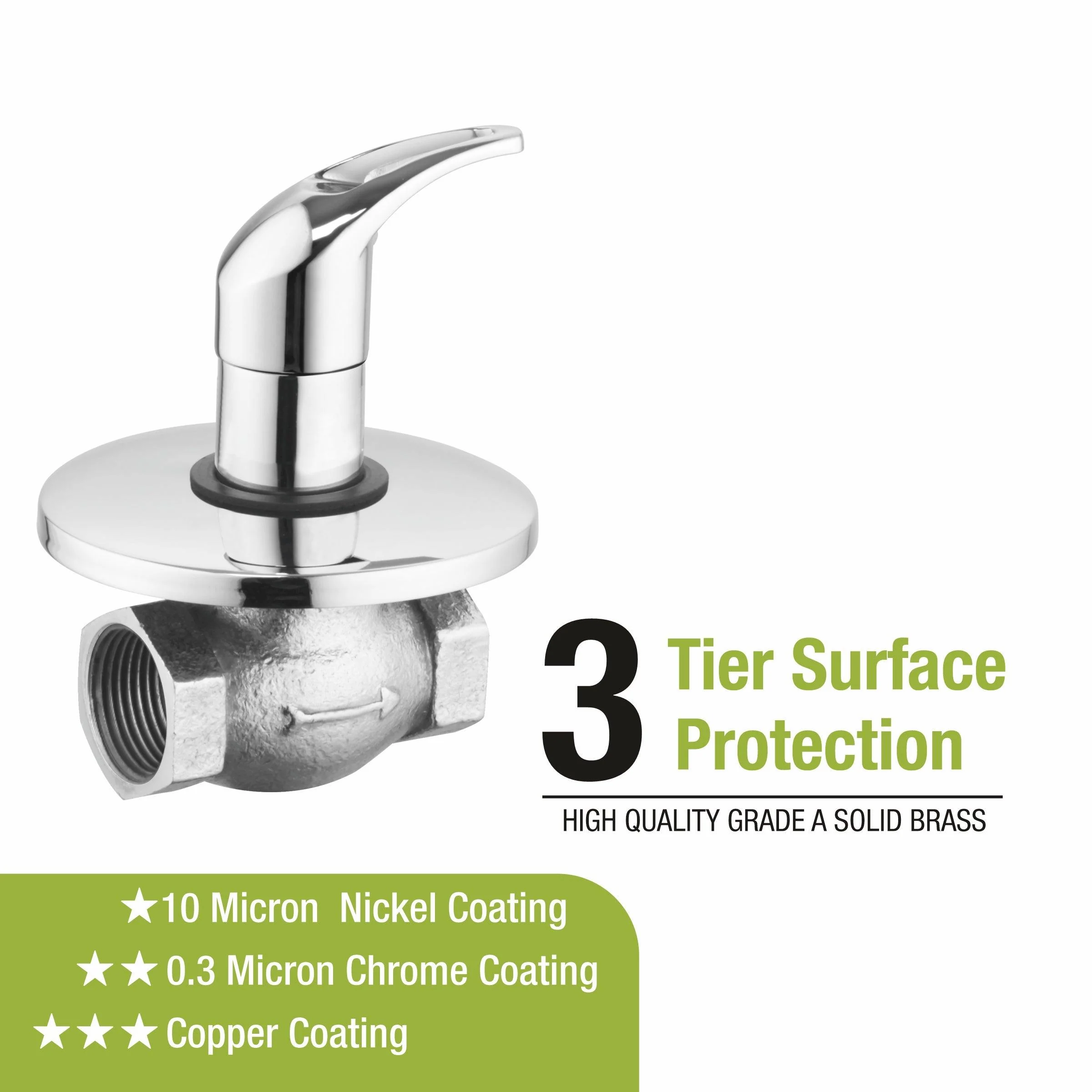 Pixel Flush Cock 25mm Brass Faucet - LIPKA - Image 4