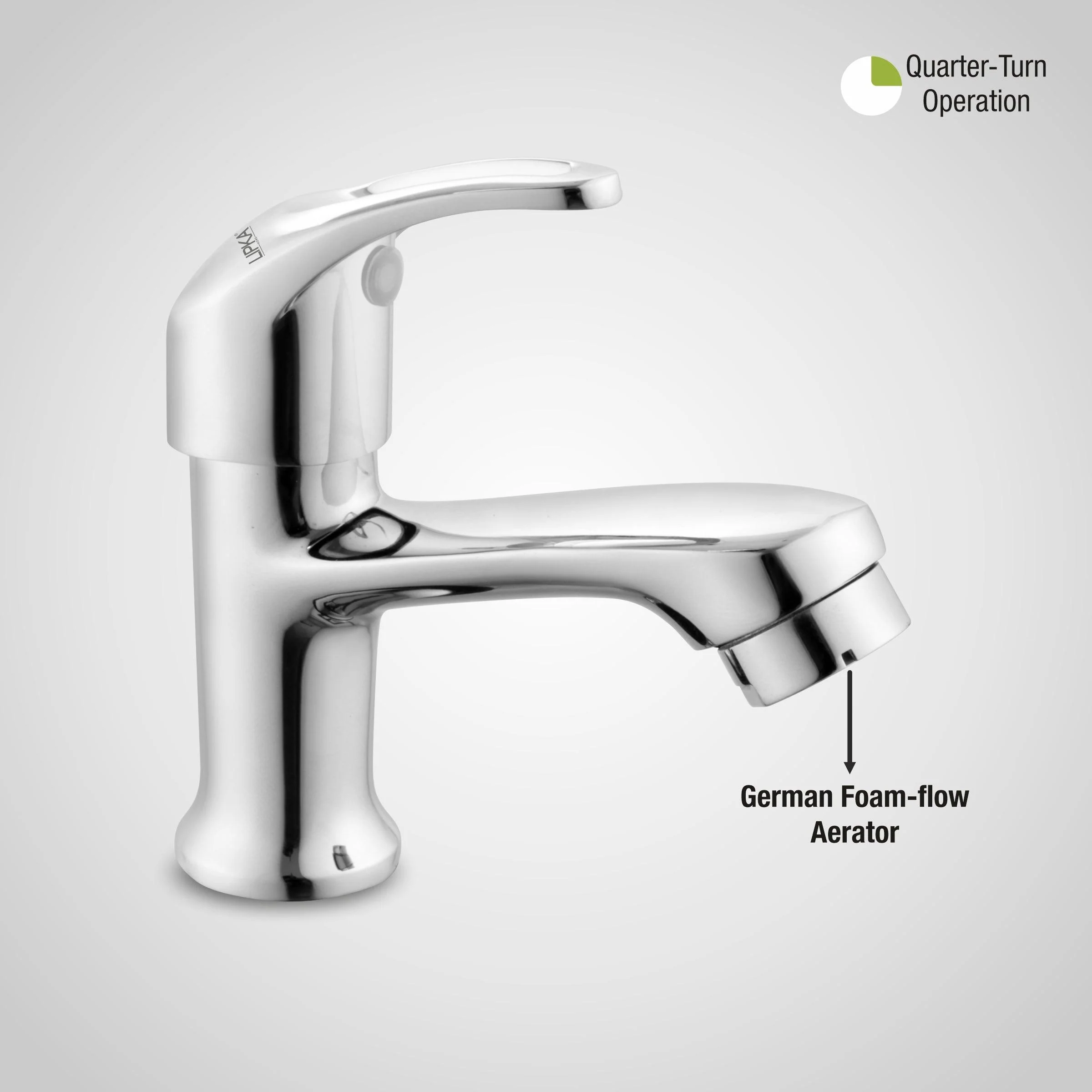 Pixel Pillar Tap Brass Faucet - LIPKA - Image 5