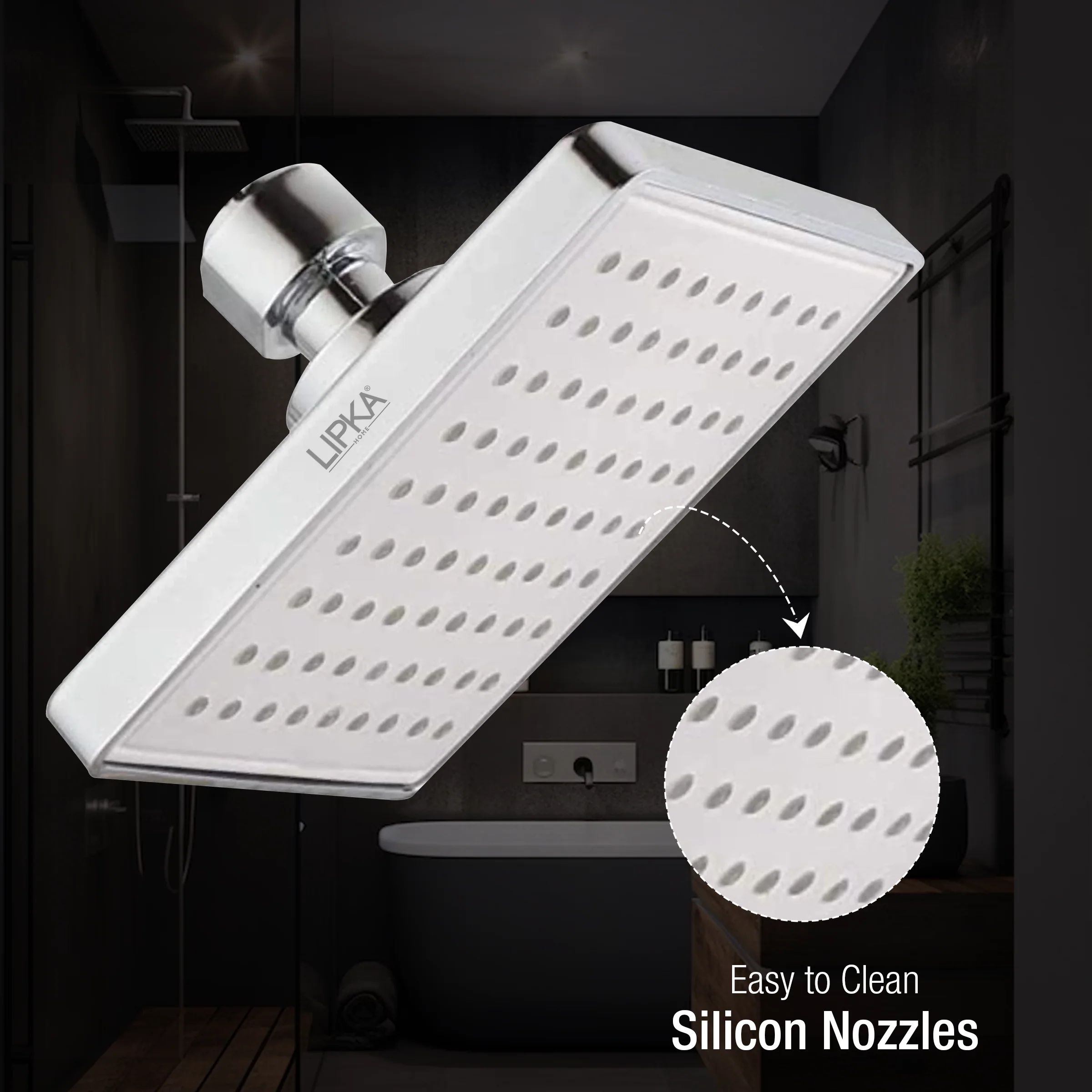 Pro Overhead Shower (4 x 4 Inches) - LIPKA - Image 6
