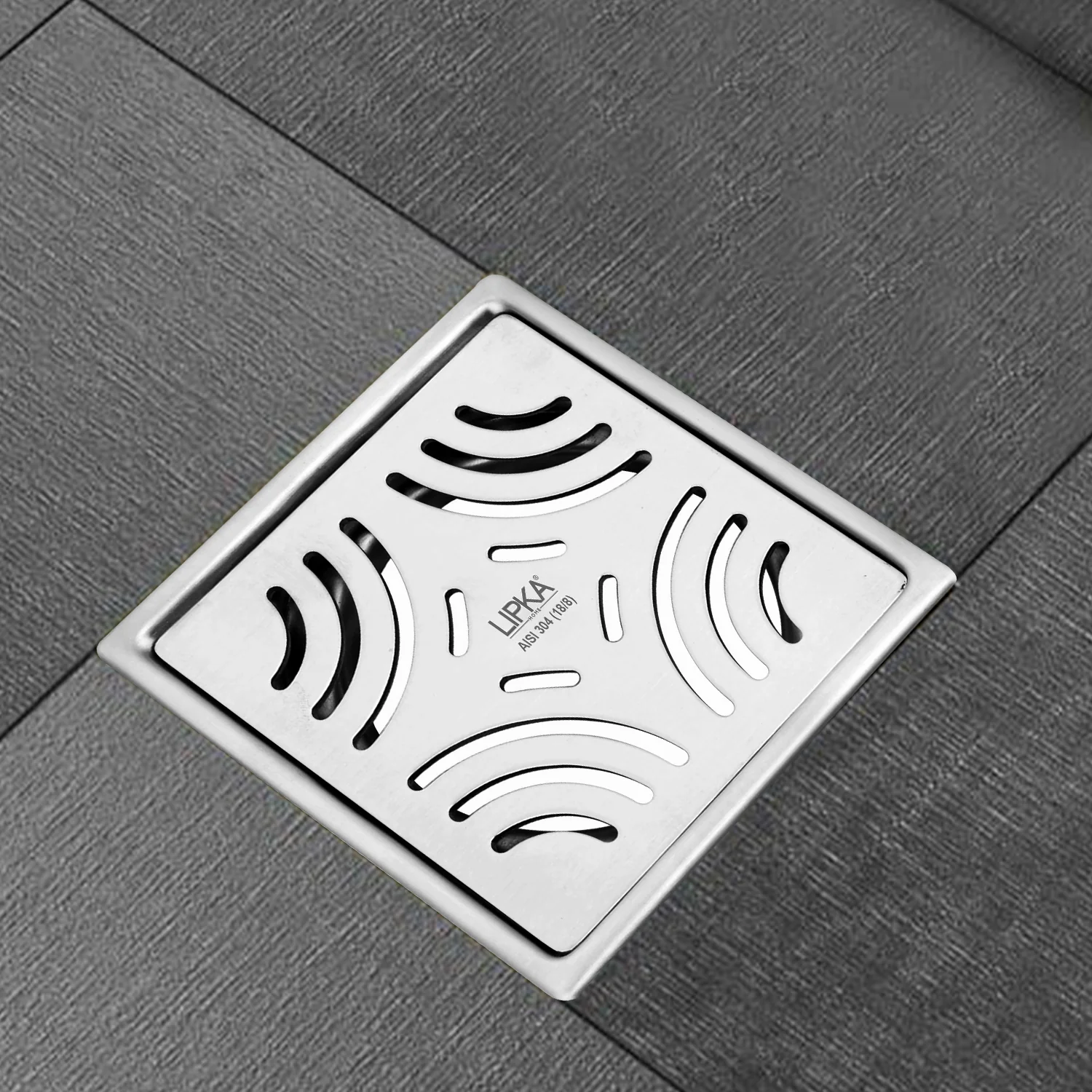 Purple Exclusive Square Flat Cut Floor Drain (5 x 5 Inches) - LIPKA - Image 2