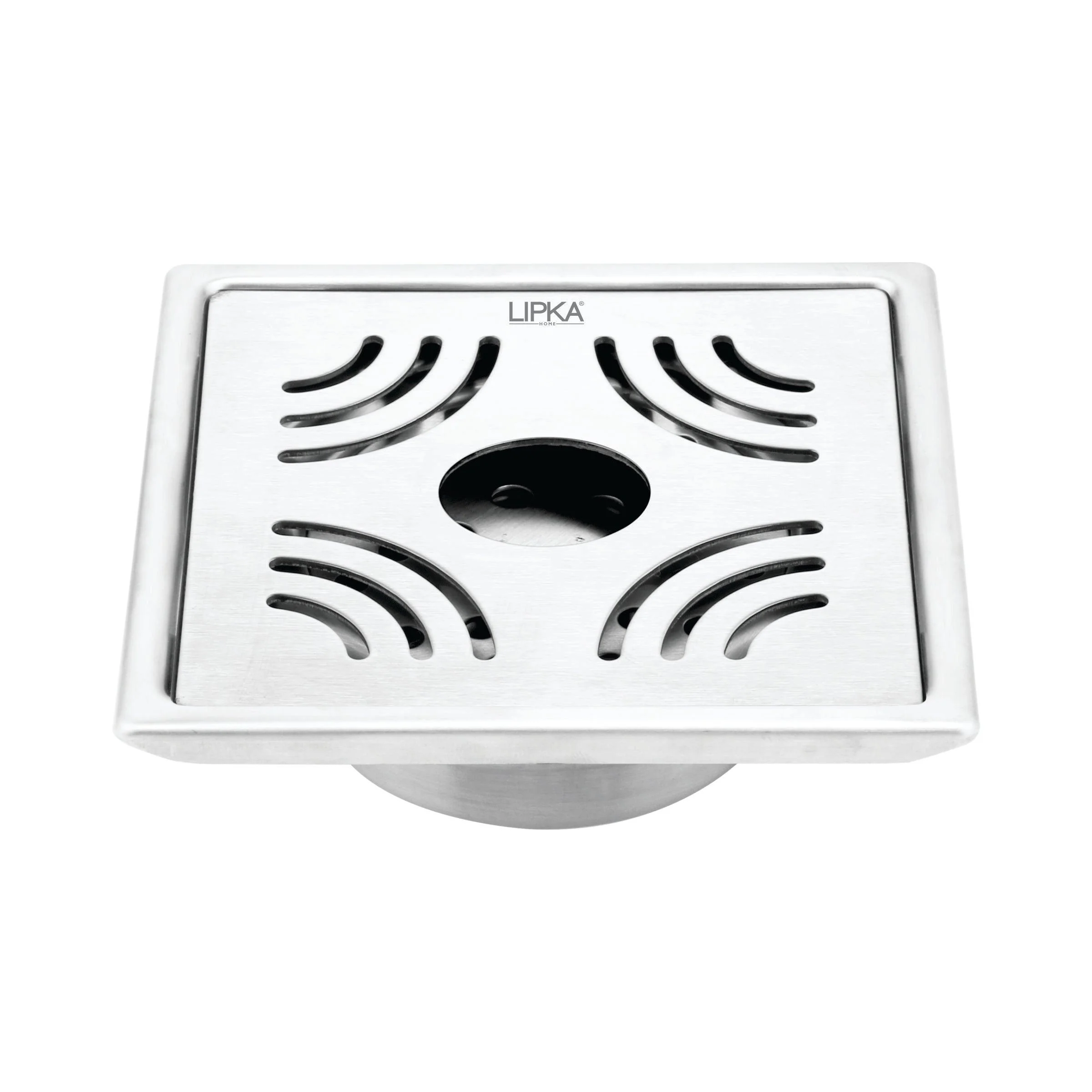 Purple Exclusive Square Floor Drain (6 x 6 Inches) with Hole & Cockroach Trap - LIPKA