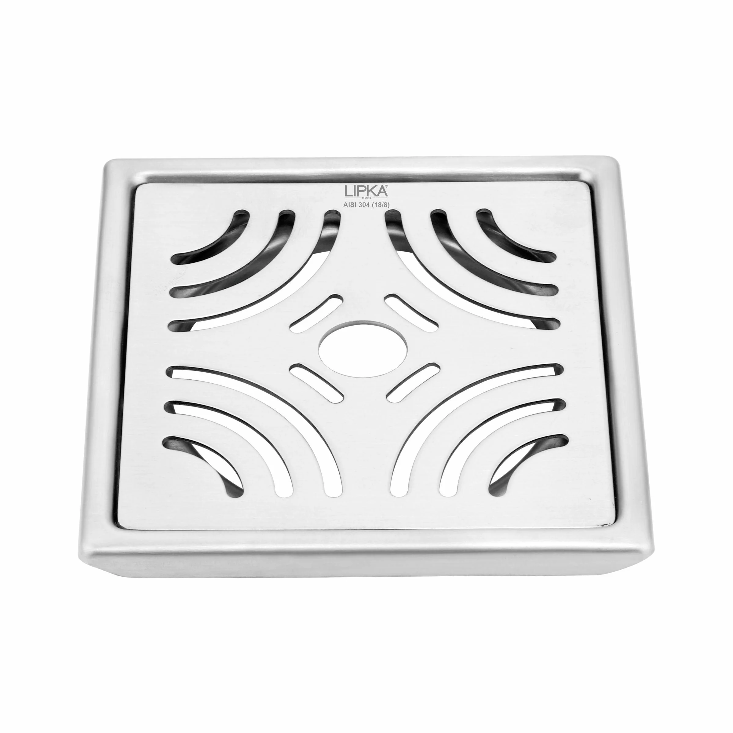 Purple Exclusive Square Floor Drain (6 x 6 Inches) with Hole - LIPKA