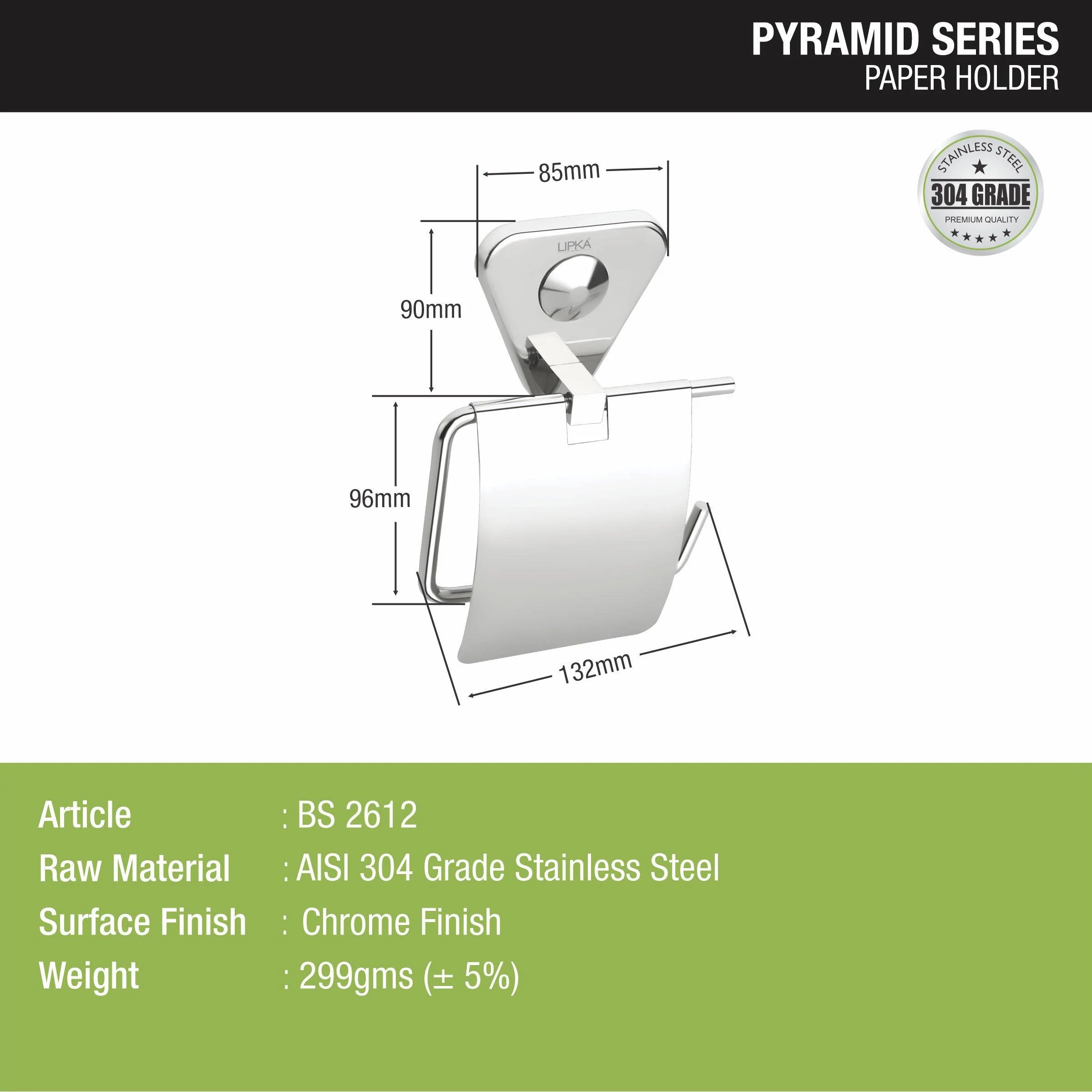 Pyramid 304-Grade Paper Holder - LIPKA - Image 2