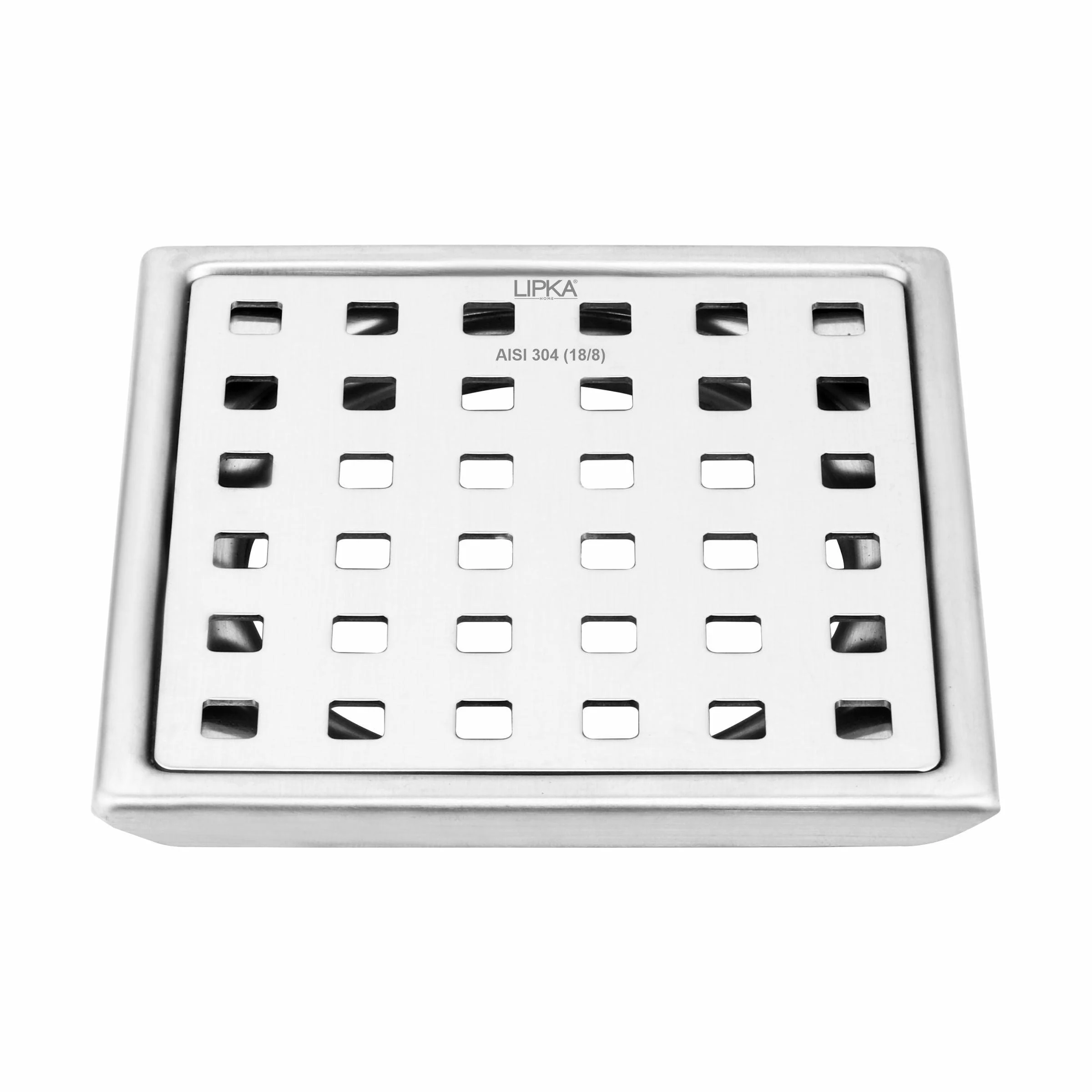 Red Exclusive Square Floor Drain (6 x 6 Inches) - LIPKA - Image 2