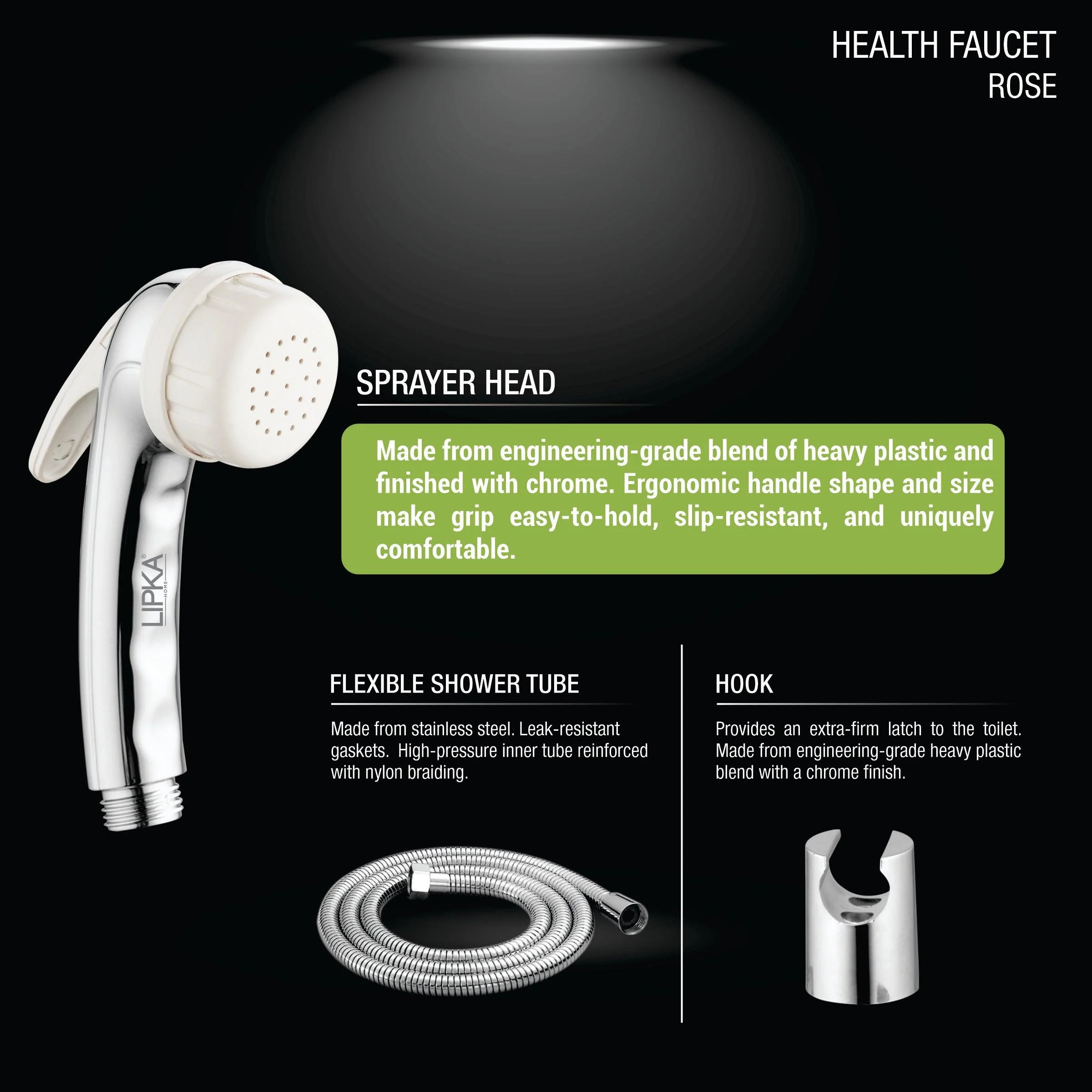 Rose Health Faucet (Complete Set) - LIPKA - Image 4