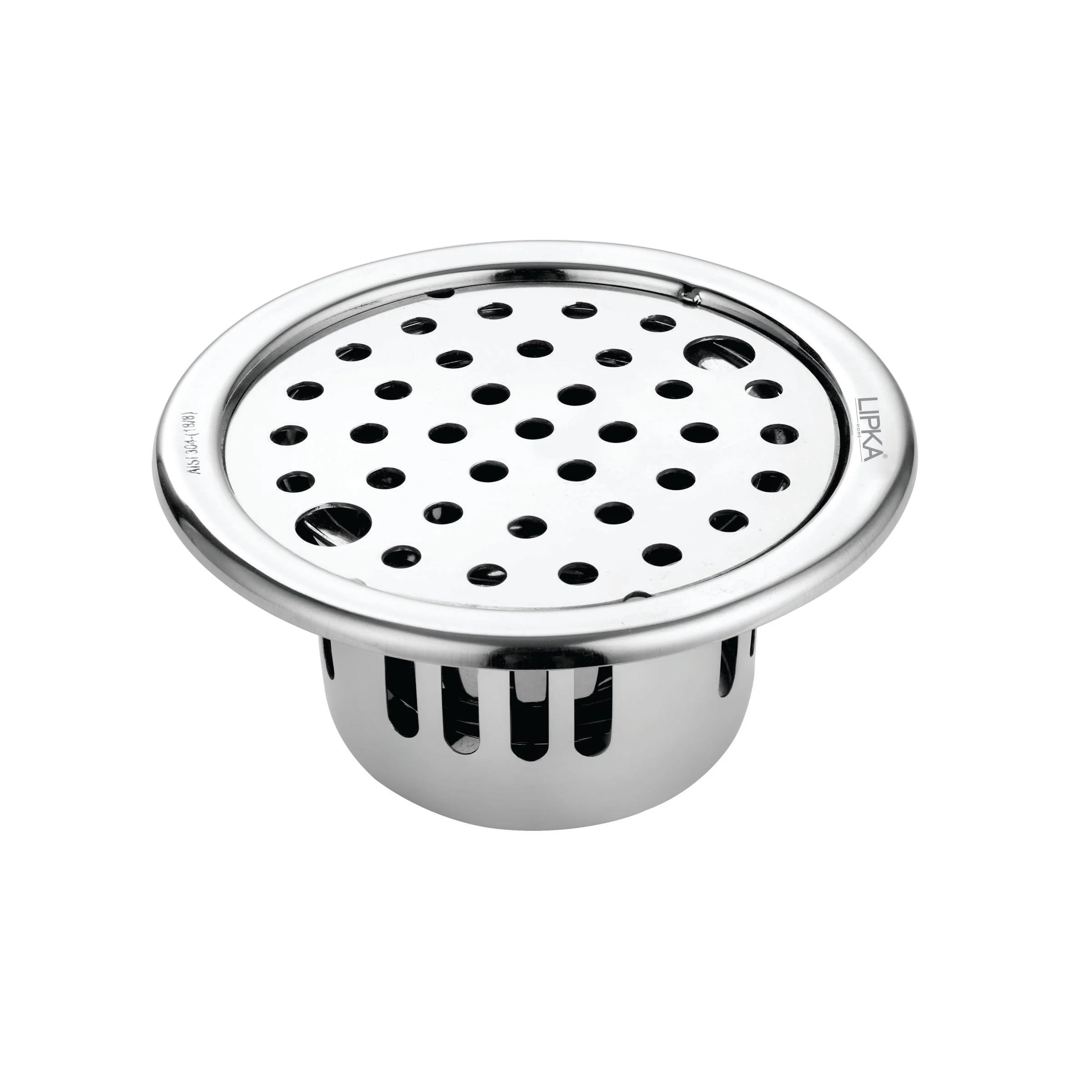 Round Floor Drain (5 inches) with Cockroach Trap & Lock - LIPKA