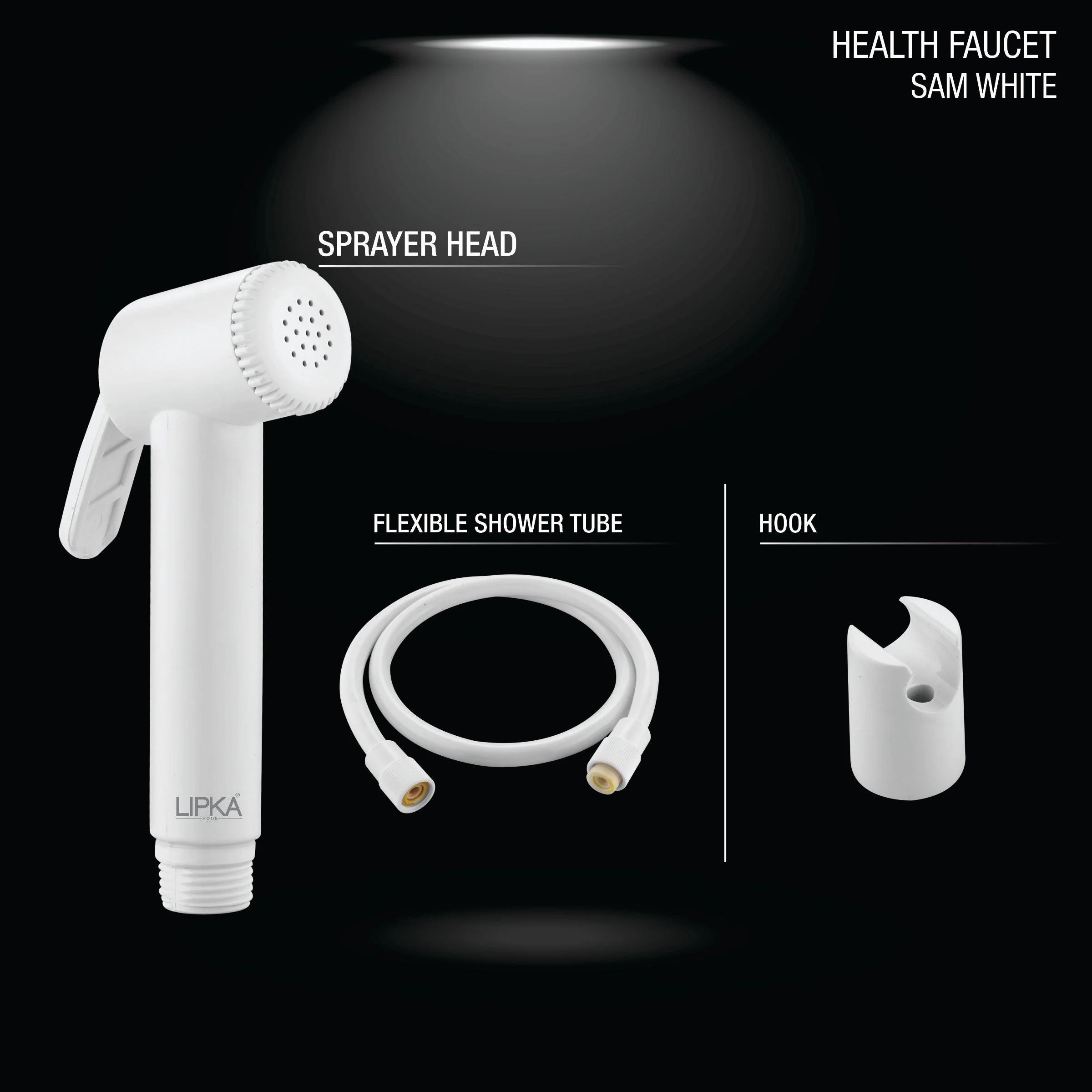 SAM White Health Faucet (Complete Set) - LIPKA - Image 5