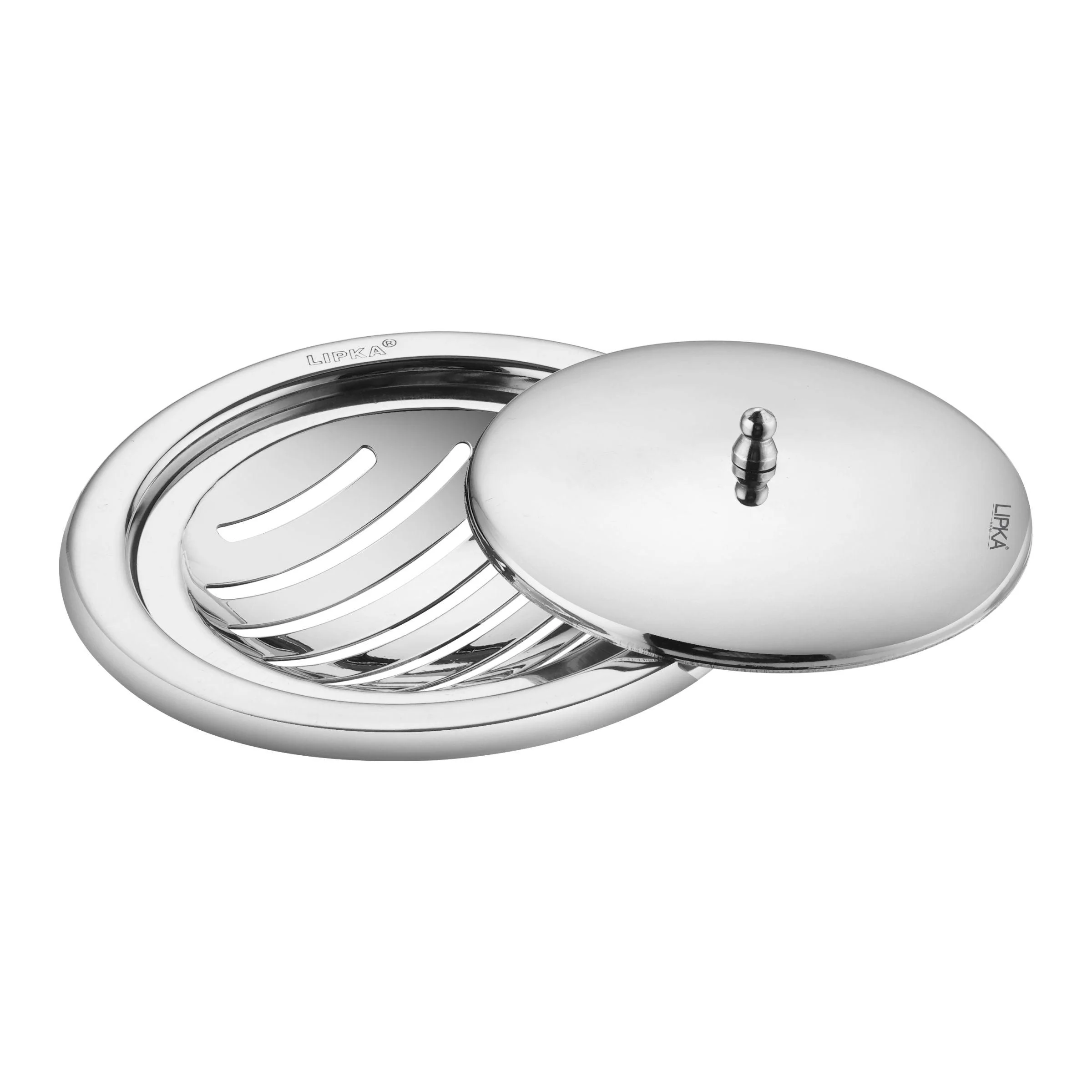 Saturn Round Floor Drain with Classic Jali (5 inches) - LIPKA