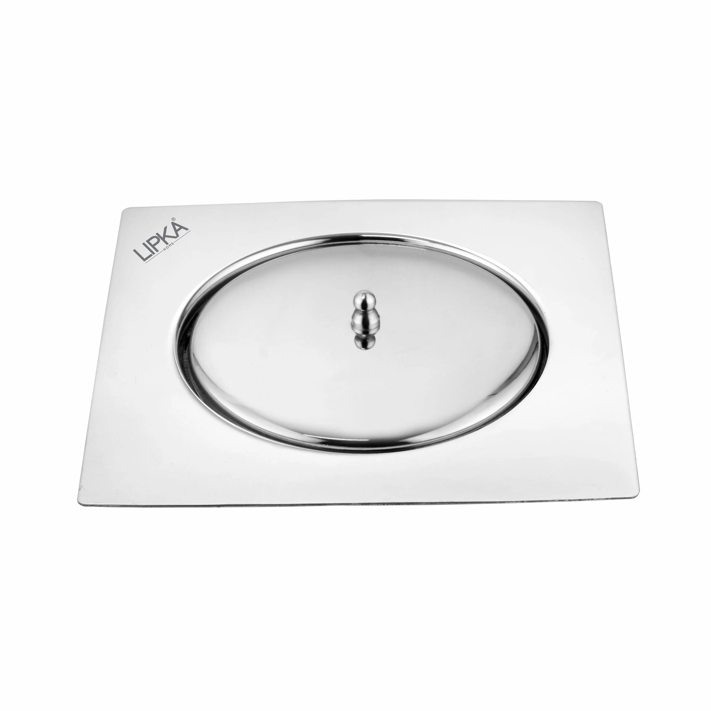 Saturn Square Flat Cut Floor Drain (6 x 6 Inches) - LIPKA