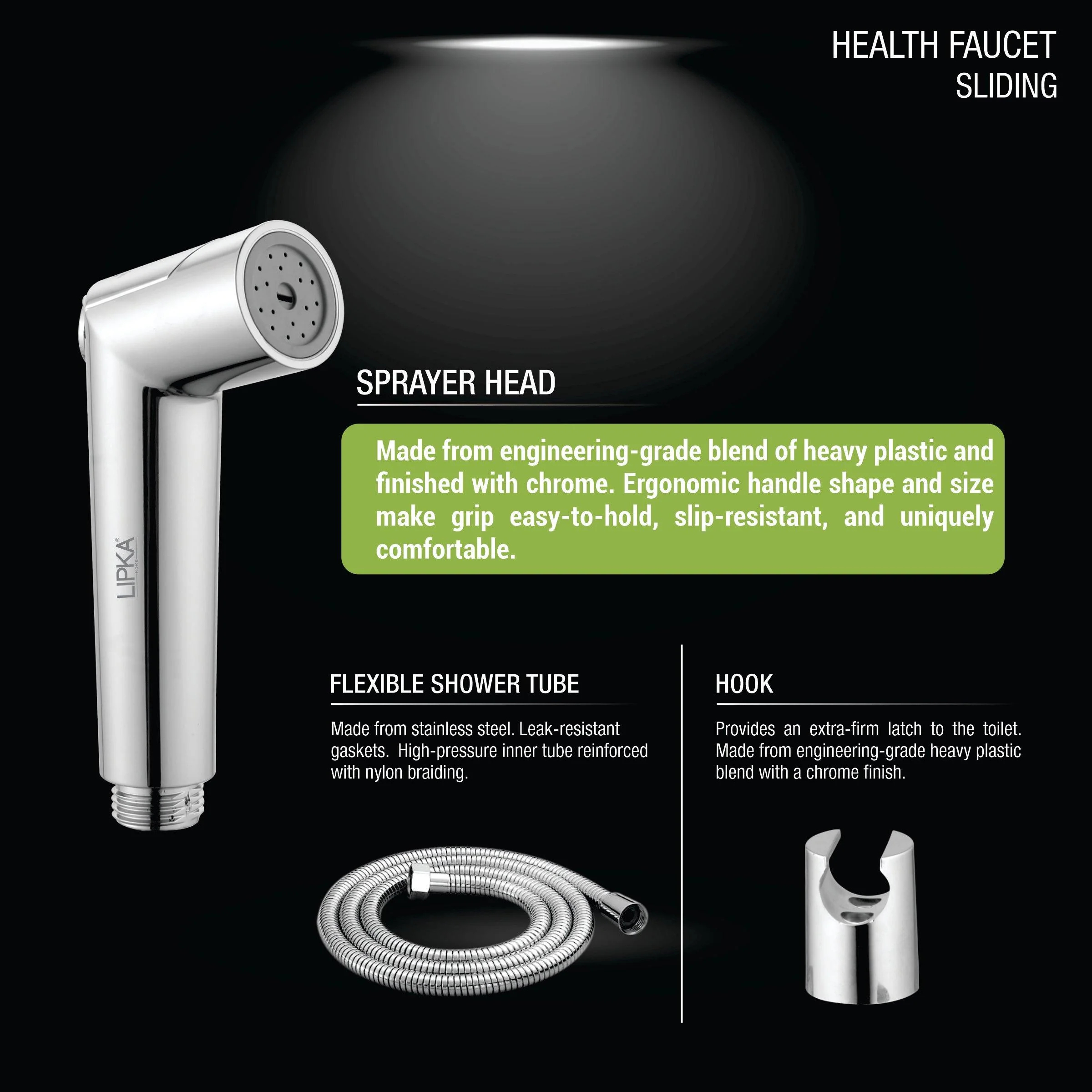 Sliding Health Faucet (Complete Set) - LIPKA - Image 5