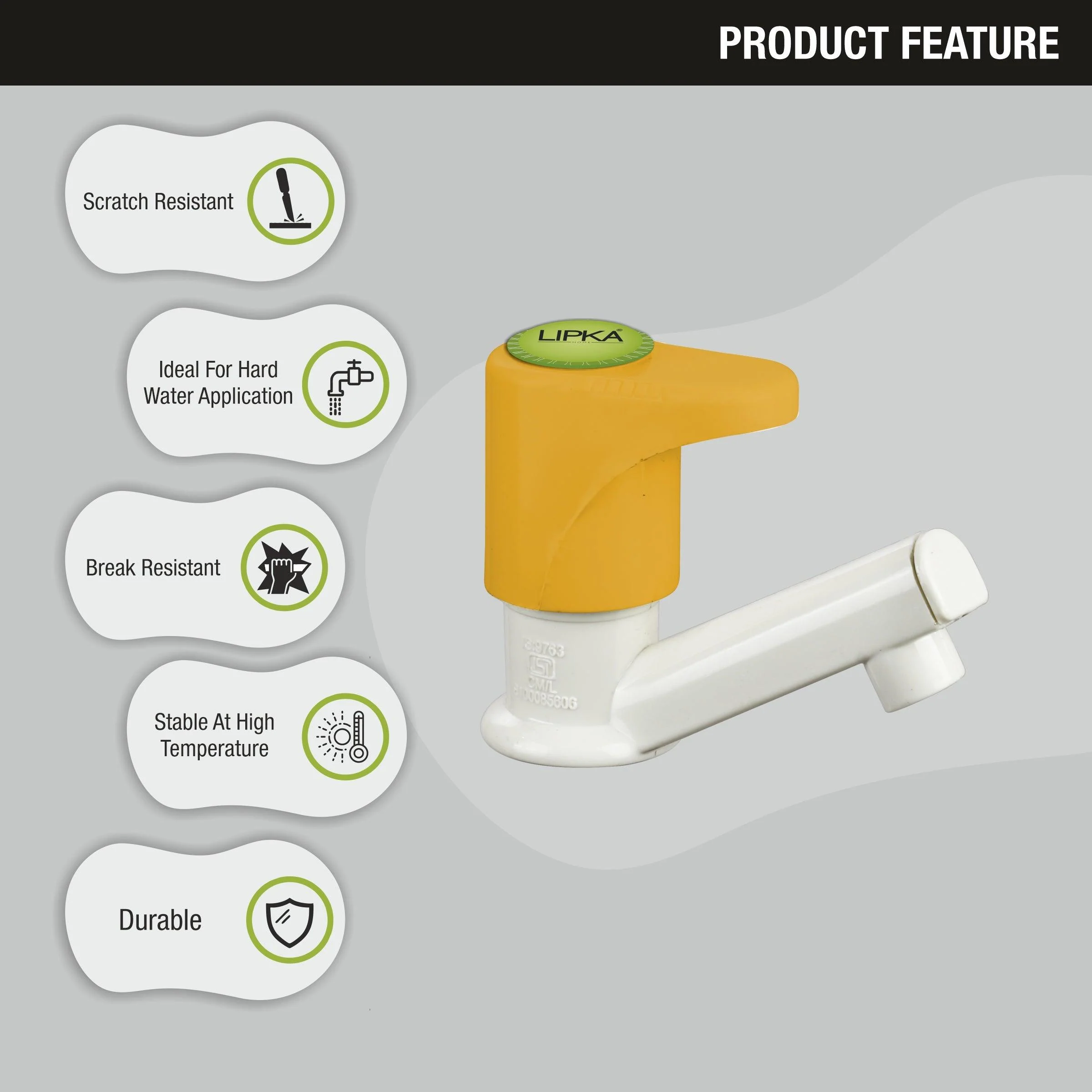 Sunflow Pillar Tap PTMT Faucet - LIPKA - Image 5