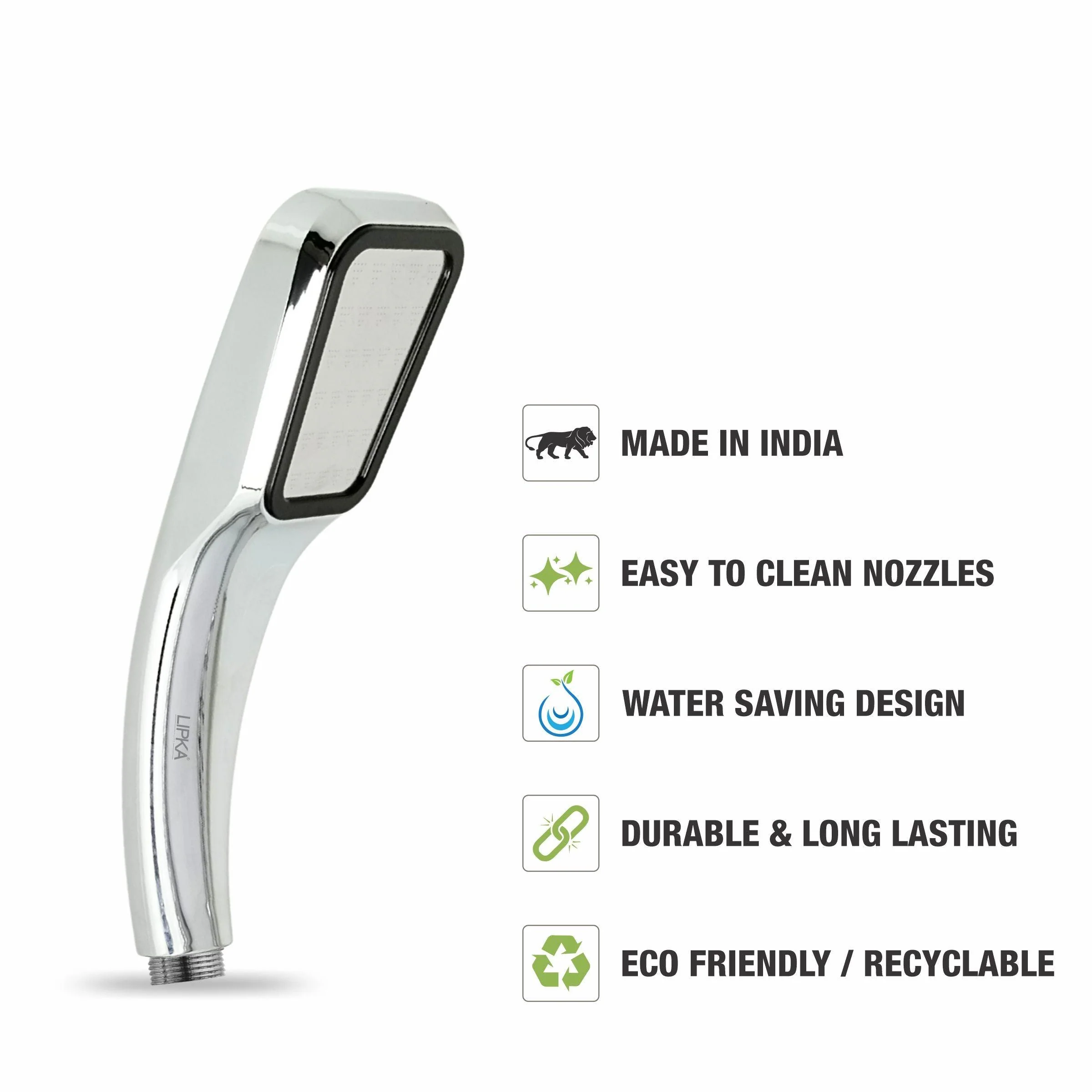 Twist Hand Shower with Holder & 304-Grade Flexible Shower Tube - LIPKA - Image 4