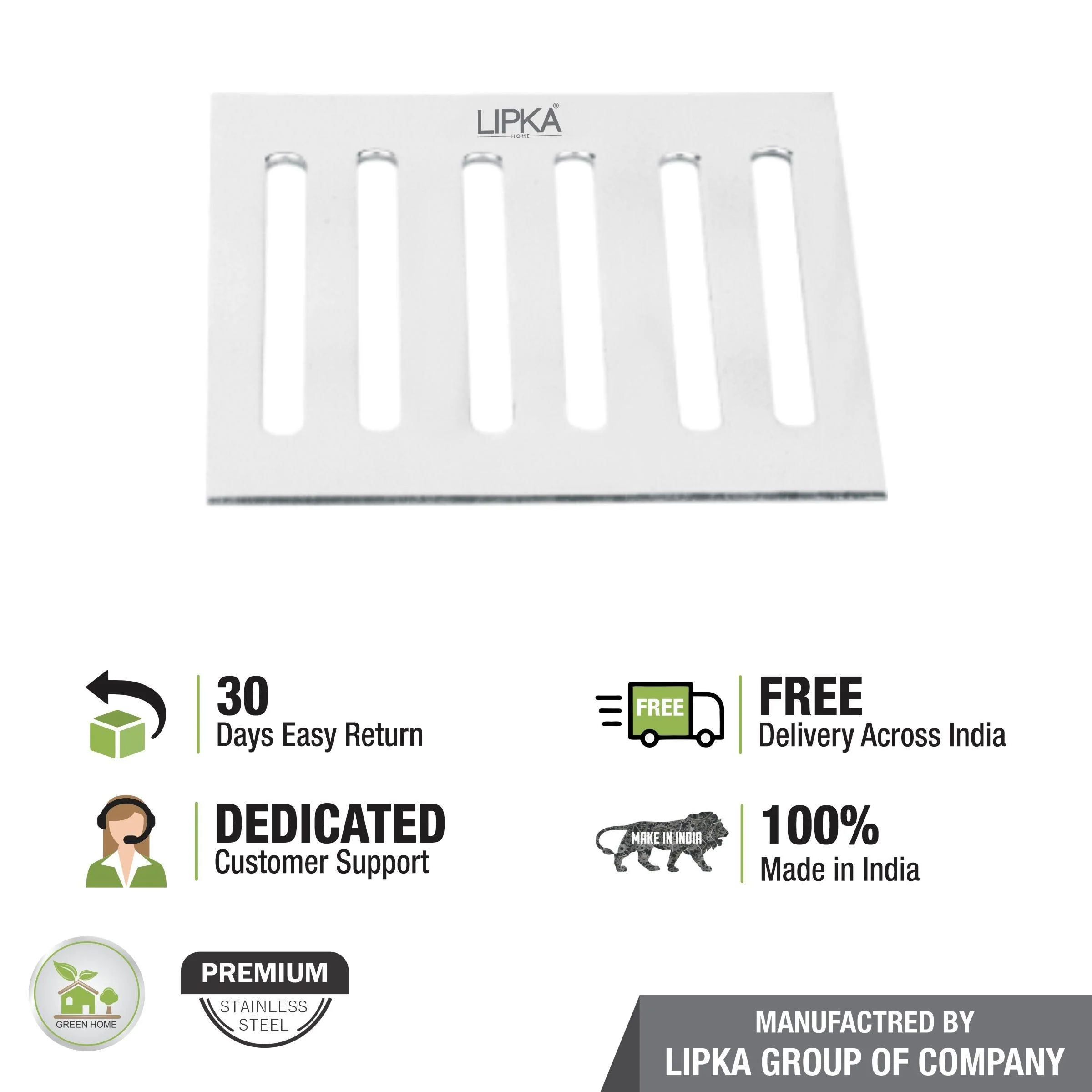 Vertical Grating Top (3 x 3 inches) - LIPKA - Image 4