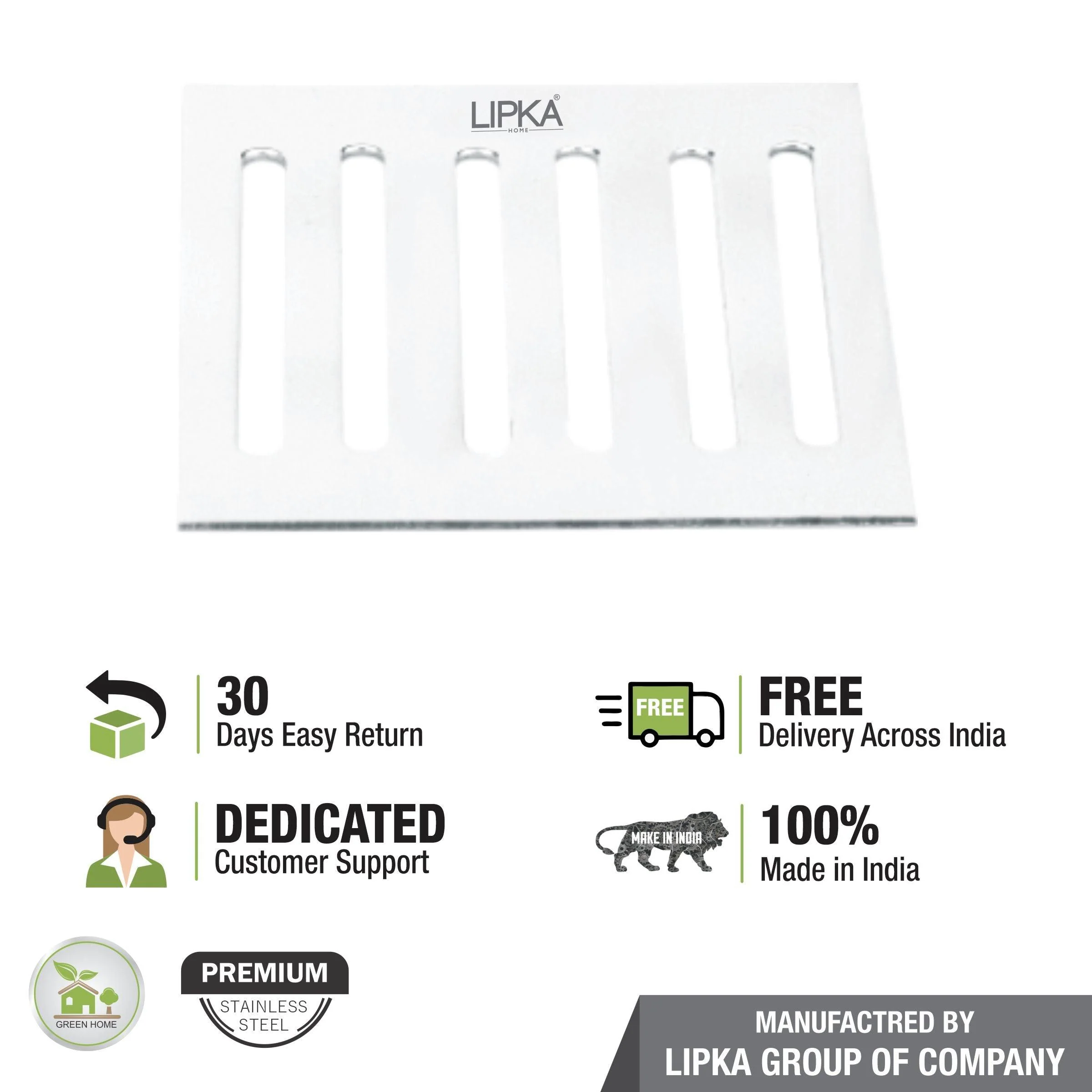 Vertical Grating Top (4 x 4 inches) - LIPKA - Image 4