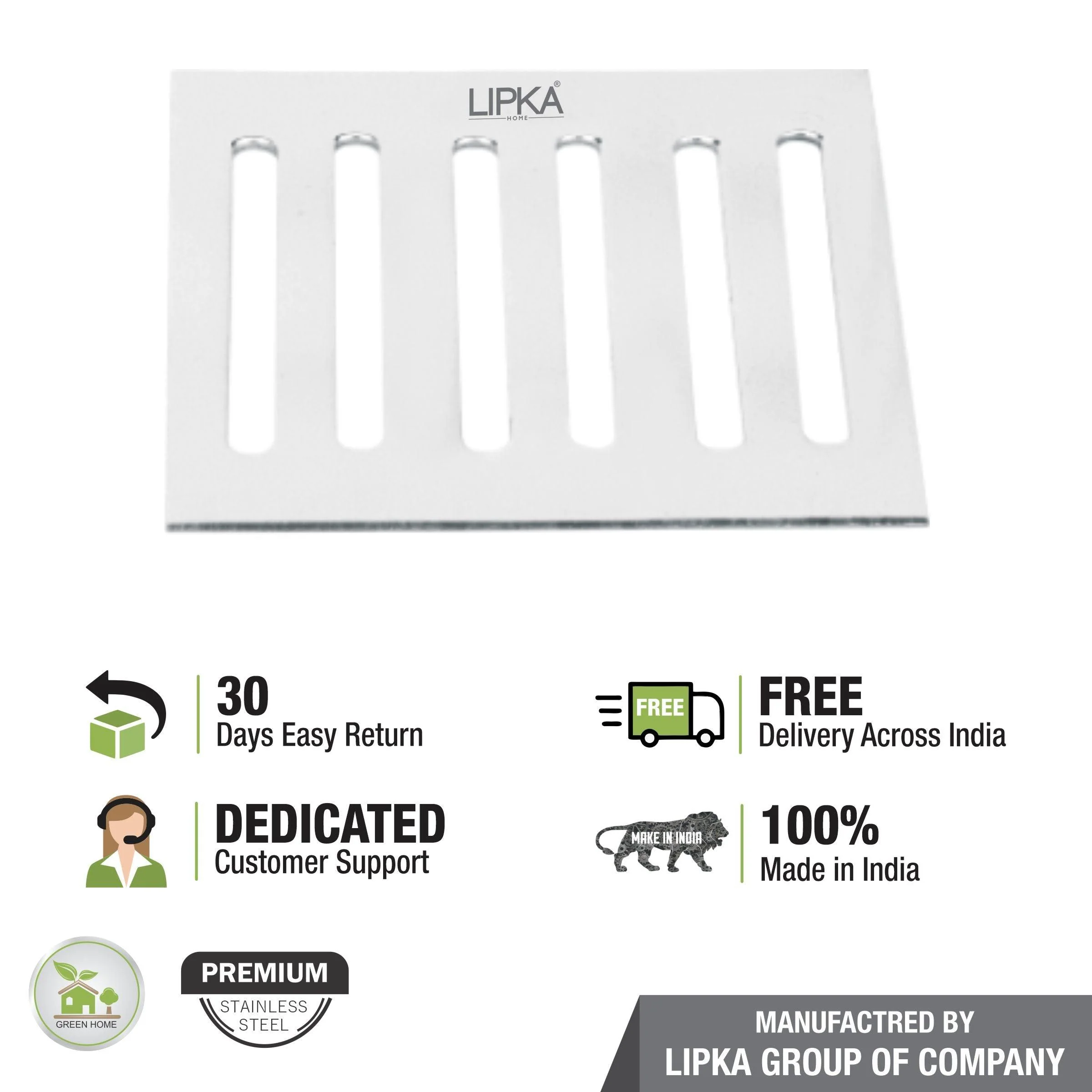 Vertical Grating Top (5 x 5 inches) - LIPKA - Image 5