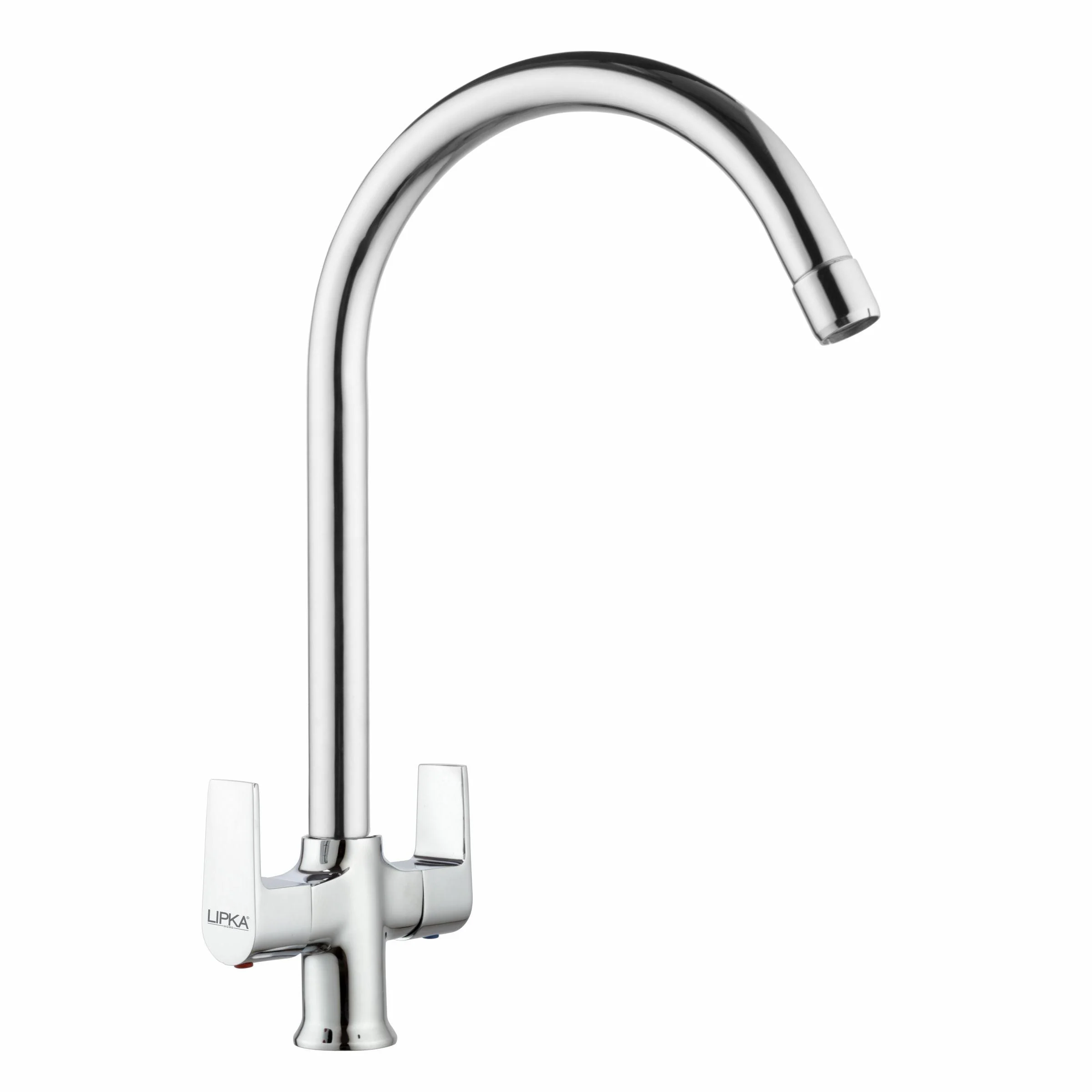 Victory Centre Hole Basin Mixer with Large (20 Inches) Round Swivel Spout Faucet - LIPKA
