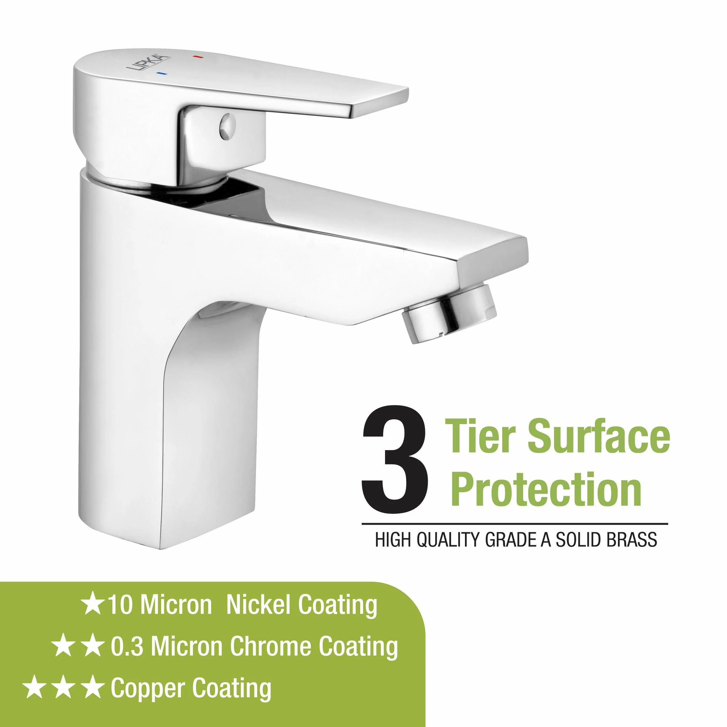 Victory Single Lever Basin Mixer Faucet - LIPKA - Image 5