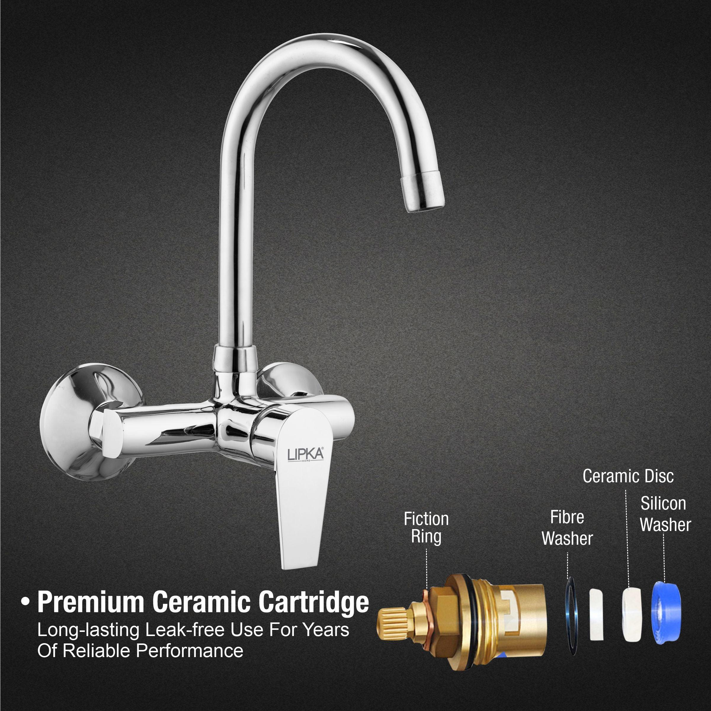Victory Single Lever Sink Mixer with Swivel Spout (15 Inches) - LIPKA - Image 3