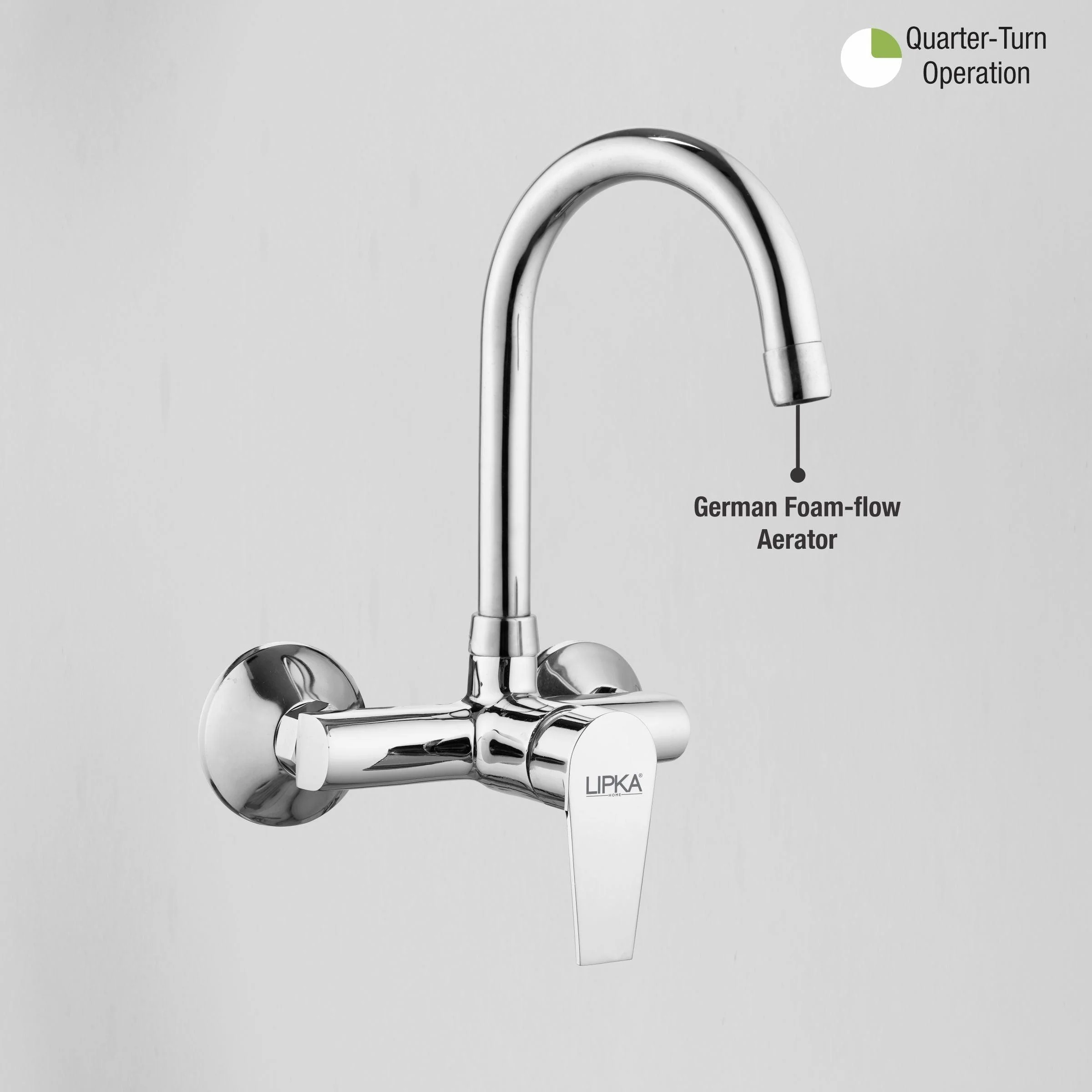 Victory Single Lever Sink Mixer with Swivel Spout (15 Inches) - LIPKA - Image 5