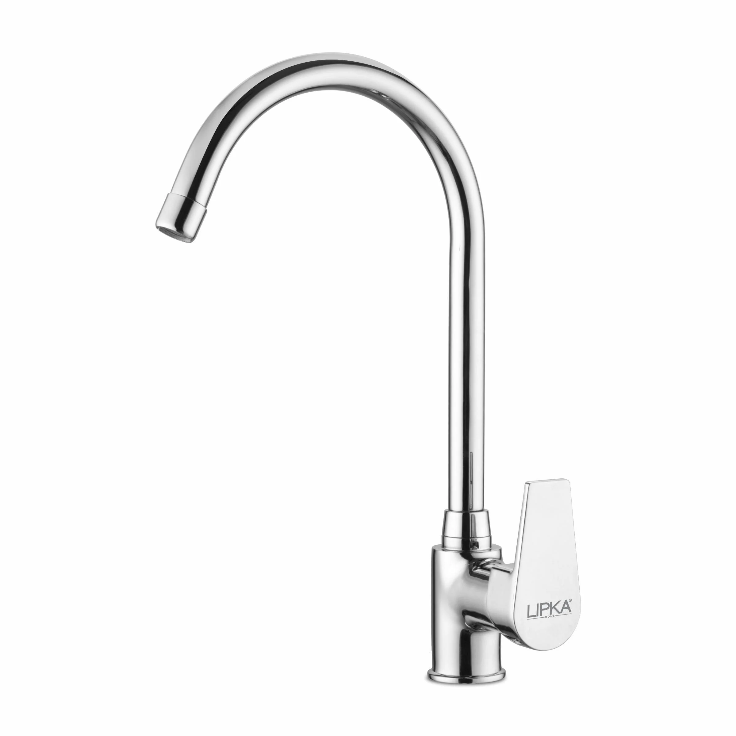 Victory Single Lever Table Mount Sink Mixer with Large Round Swivel Spout Faucet - LIPKA