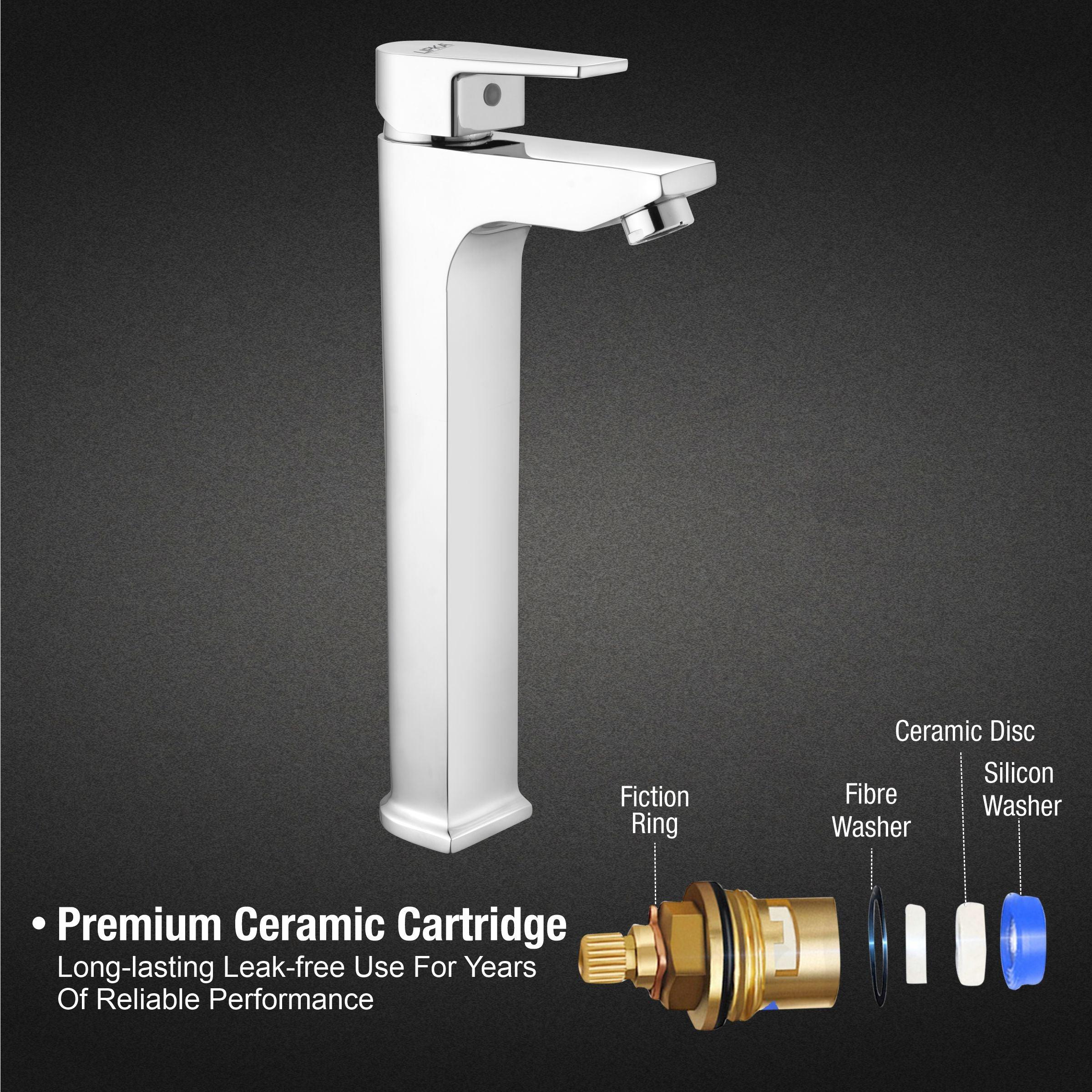Victory Single Lever Tall Body Basin Mixer Faucet - LIPKA - Image 3