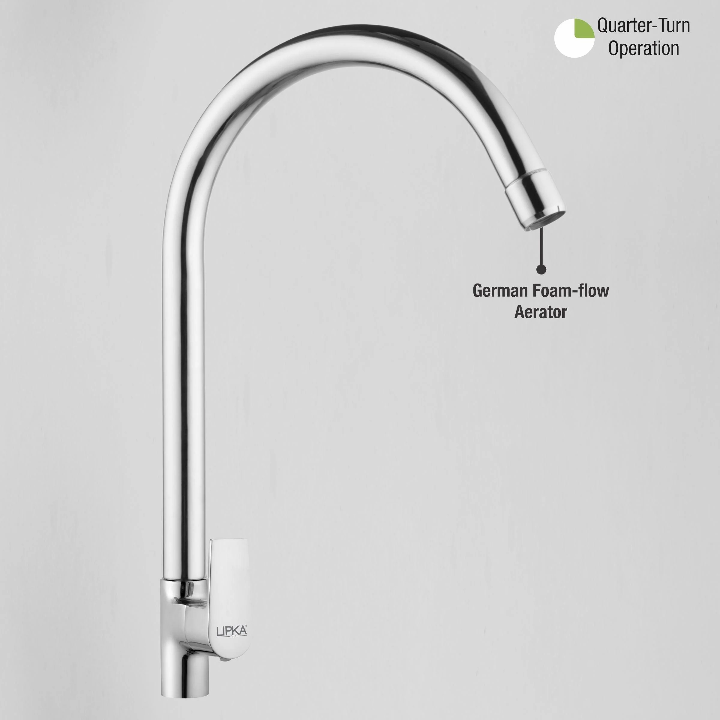 Victory Swan Neck with Large (20 Inches) Round Swivel Spout Faucet - LIPKA - Image 5