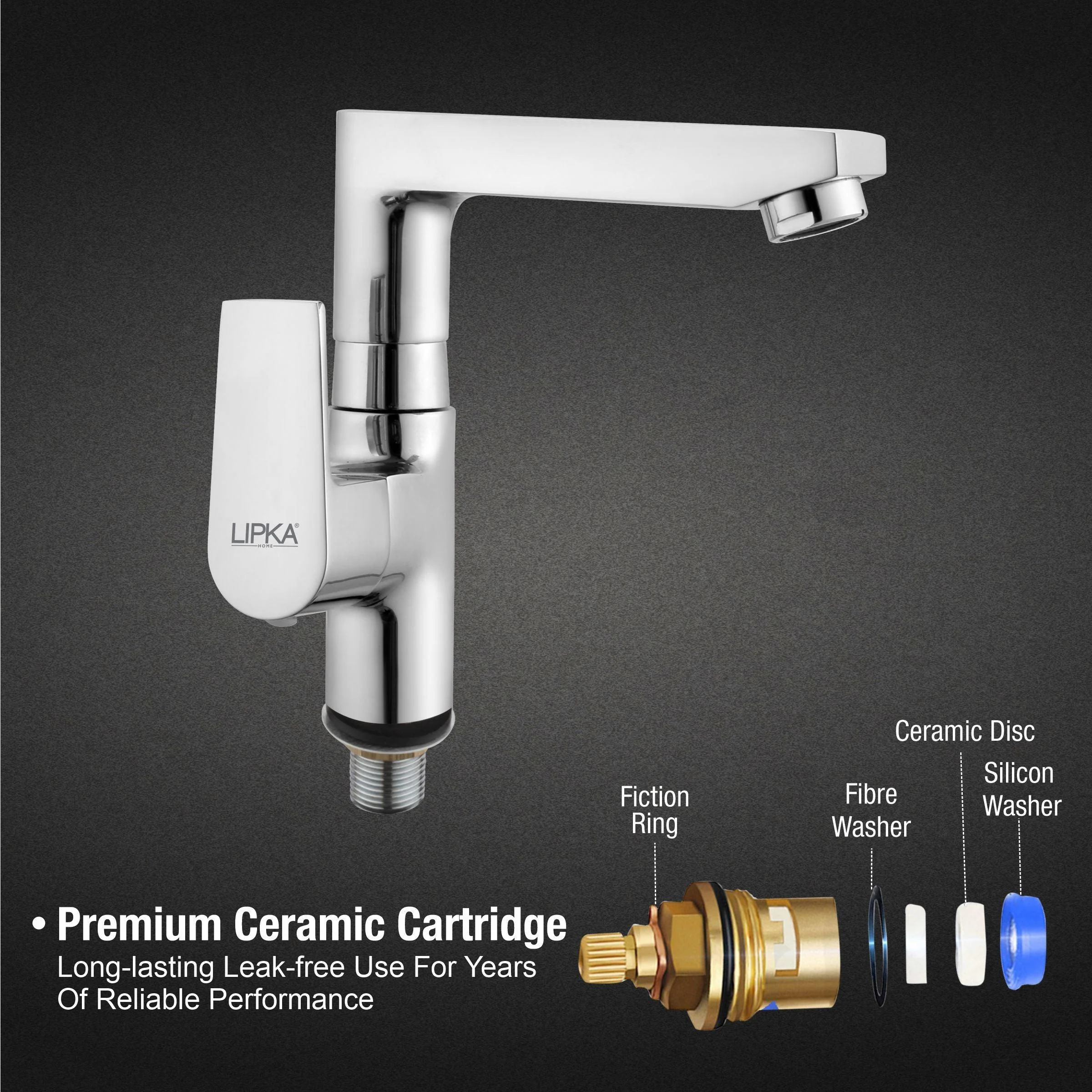 Victory Swan Neck with Swivel Spout Faucet - LIPKA - Image 4
