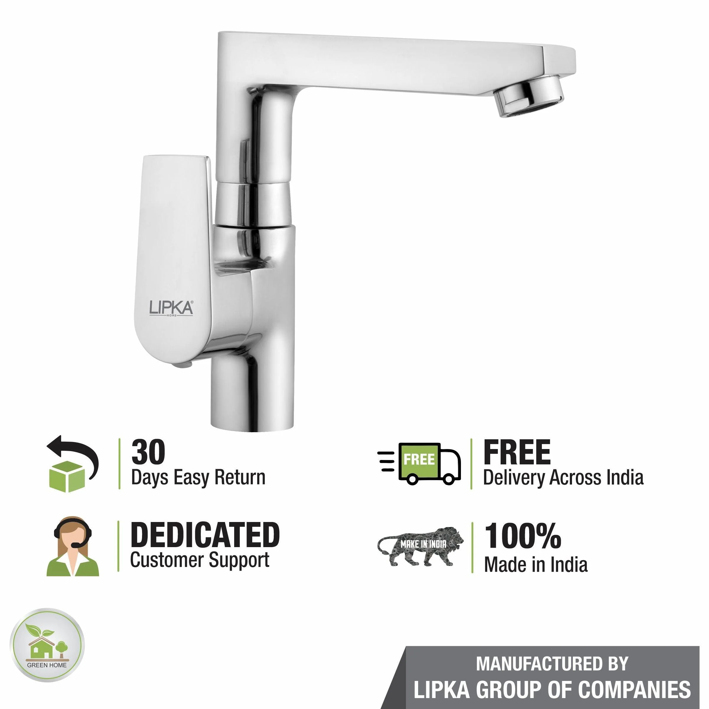Victory Swan Neck with Swivel Spout Faucet - LIPKA - Image 7
