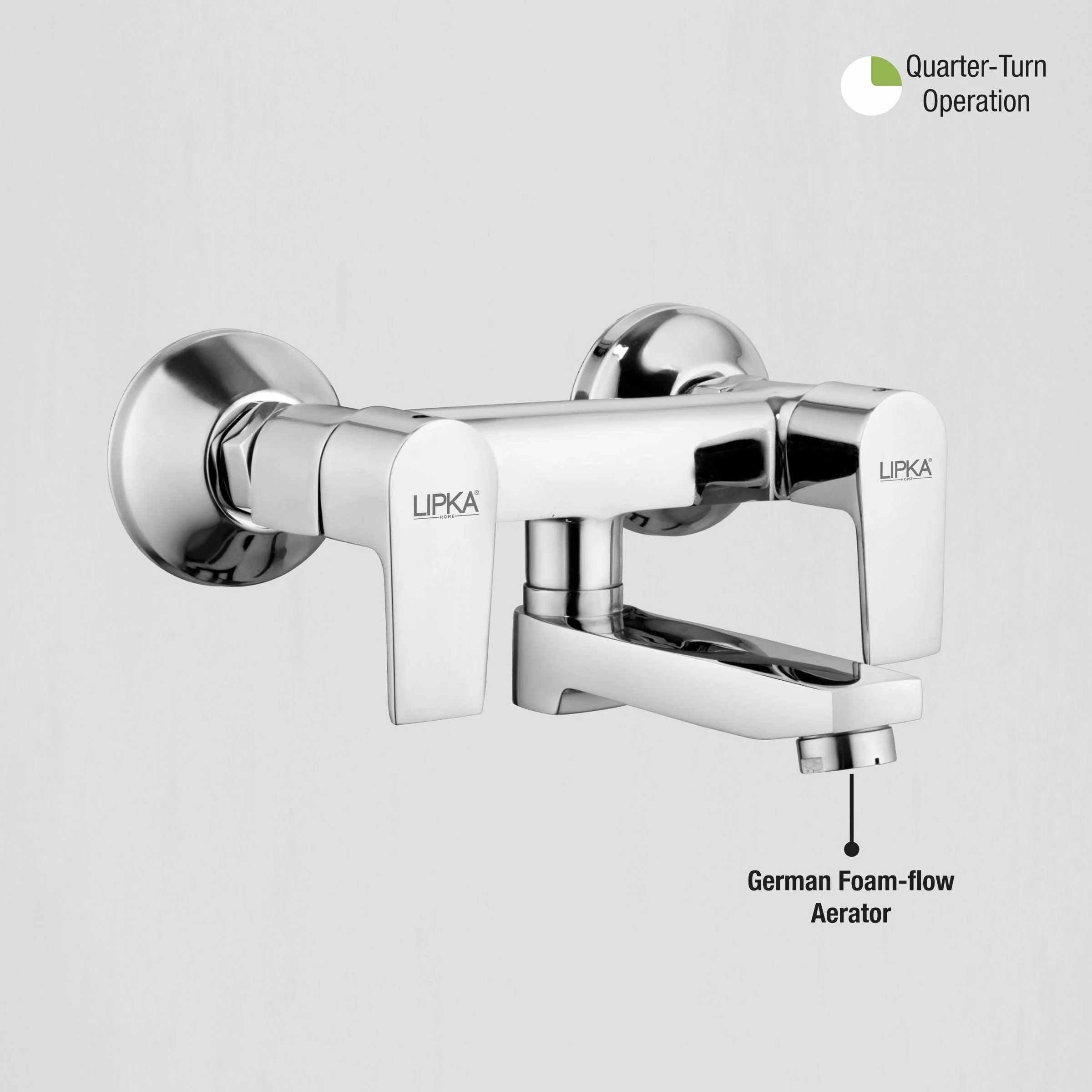 Victory Wall Mixer Brass Faucet - LIPKA - Image 4
