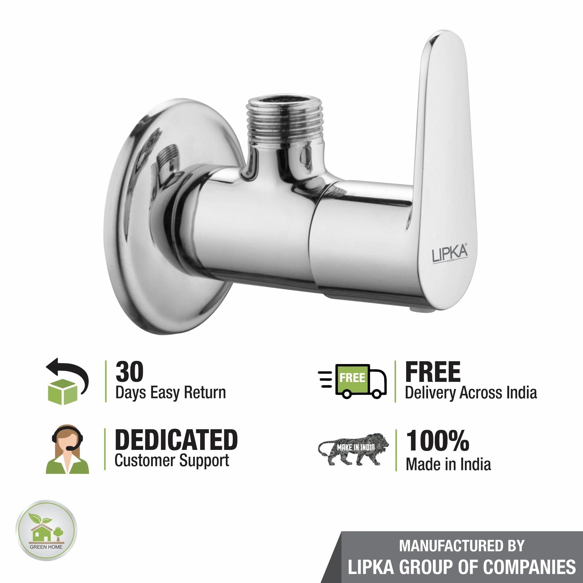 Virgo Angle Valve Brass Faucet - LIPKA - Image 6