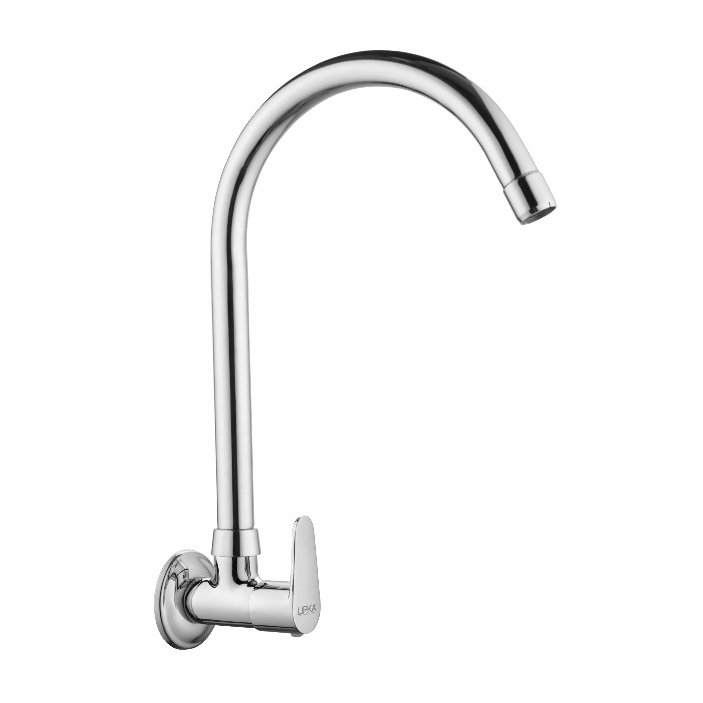 Virgo Sink Tap Brass Faucet with Round Swivel Spout (20 Inches) - LIPKA