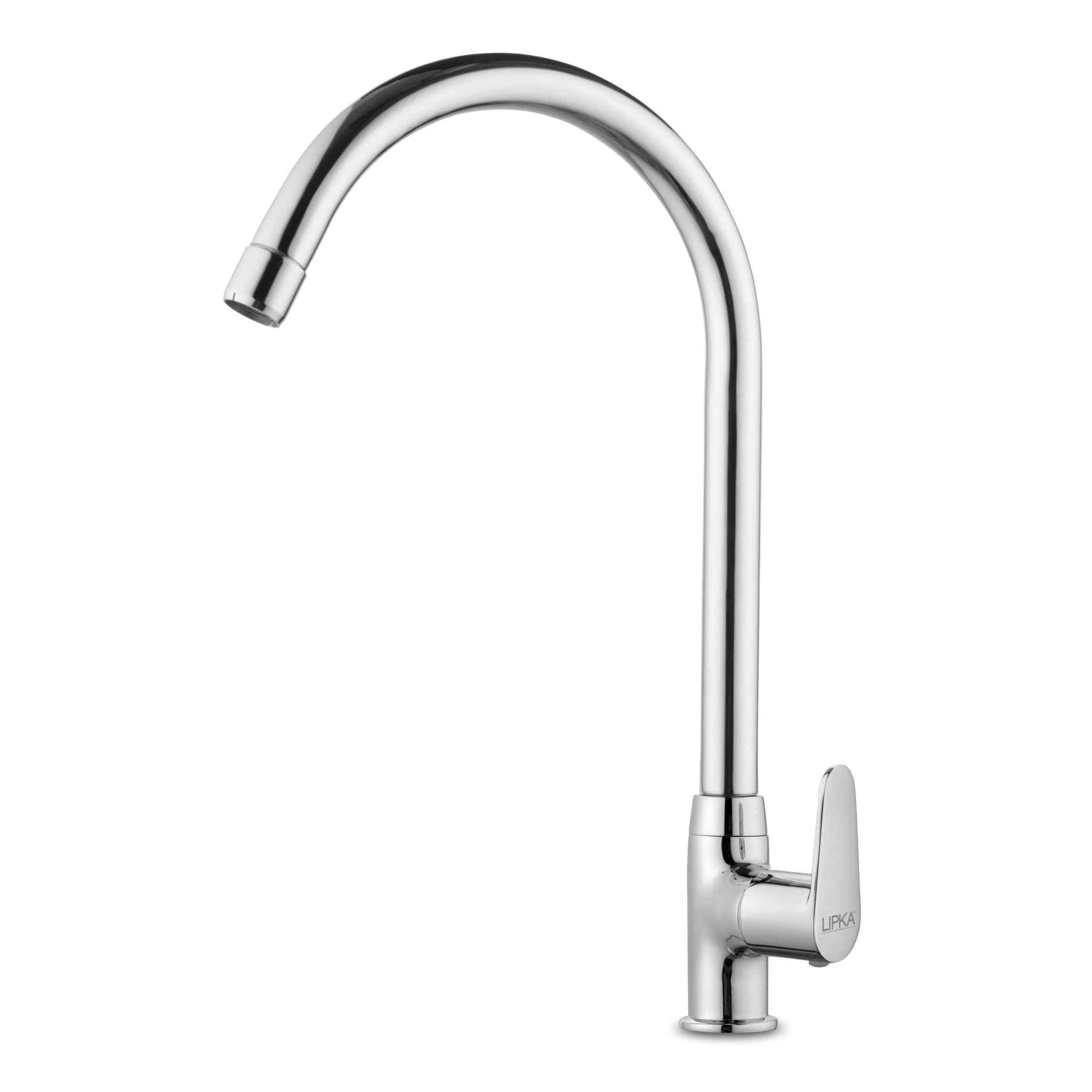 Virgo Swan Neck with Large (20 Inches) Round Swivel Spout Faucet - LIPKA