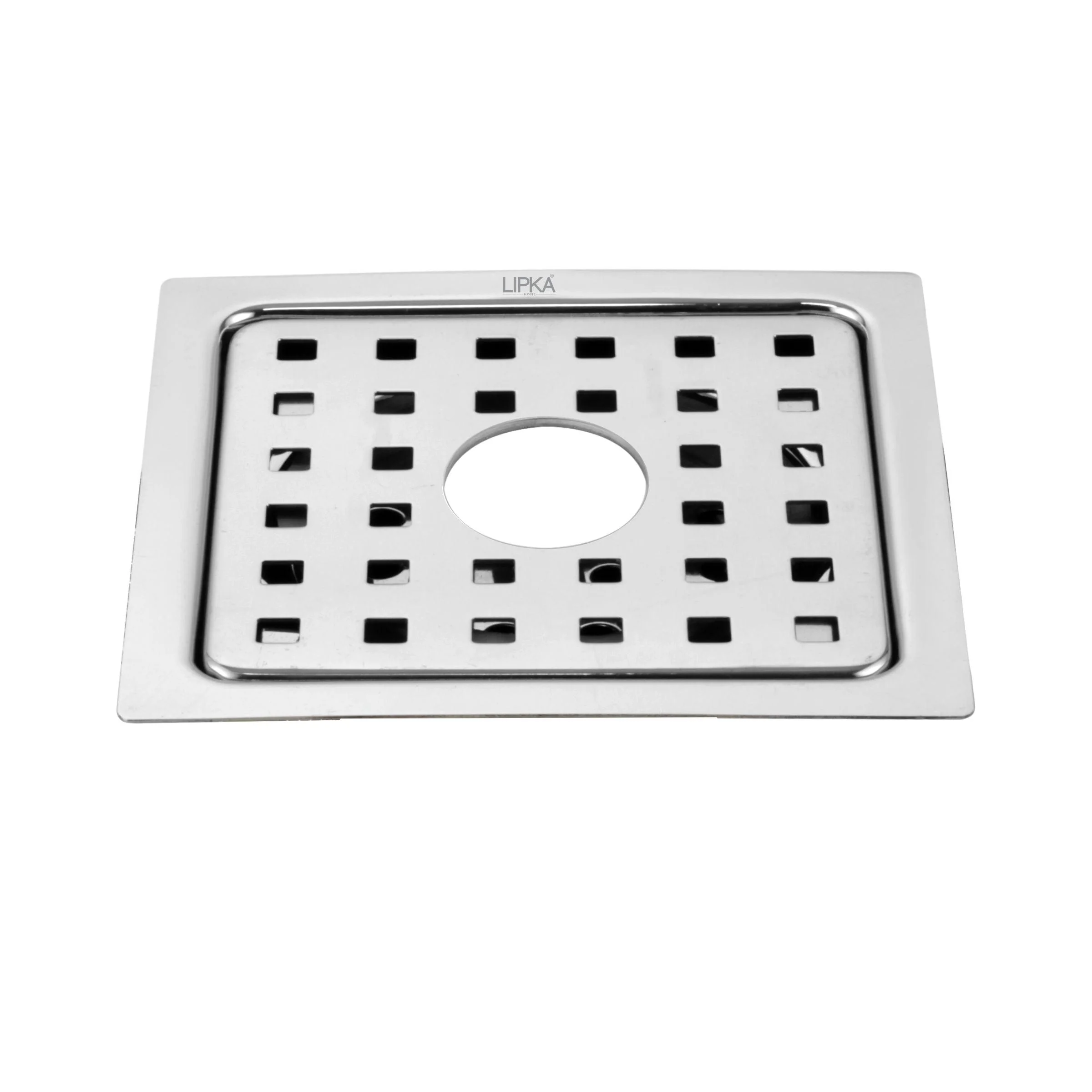 YU Square Floor Drain (6 x 6 Inches) with Hole - LIPKA